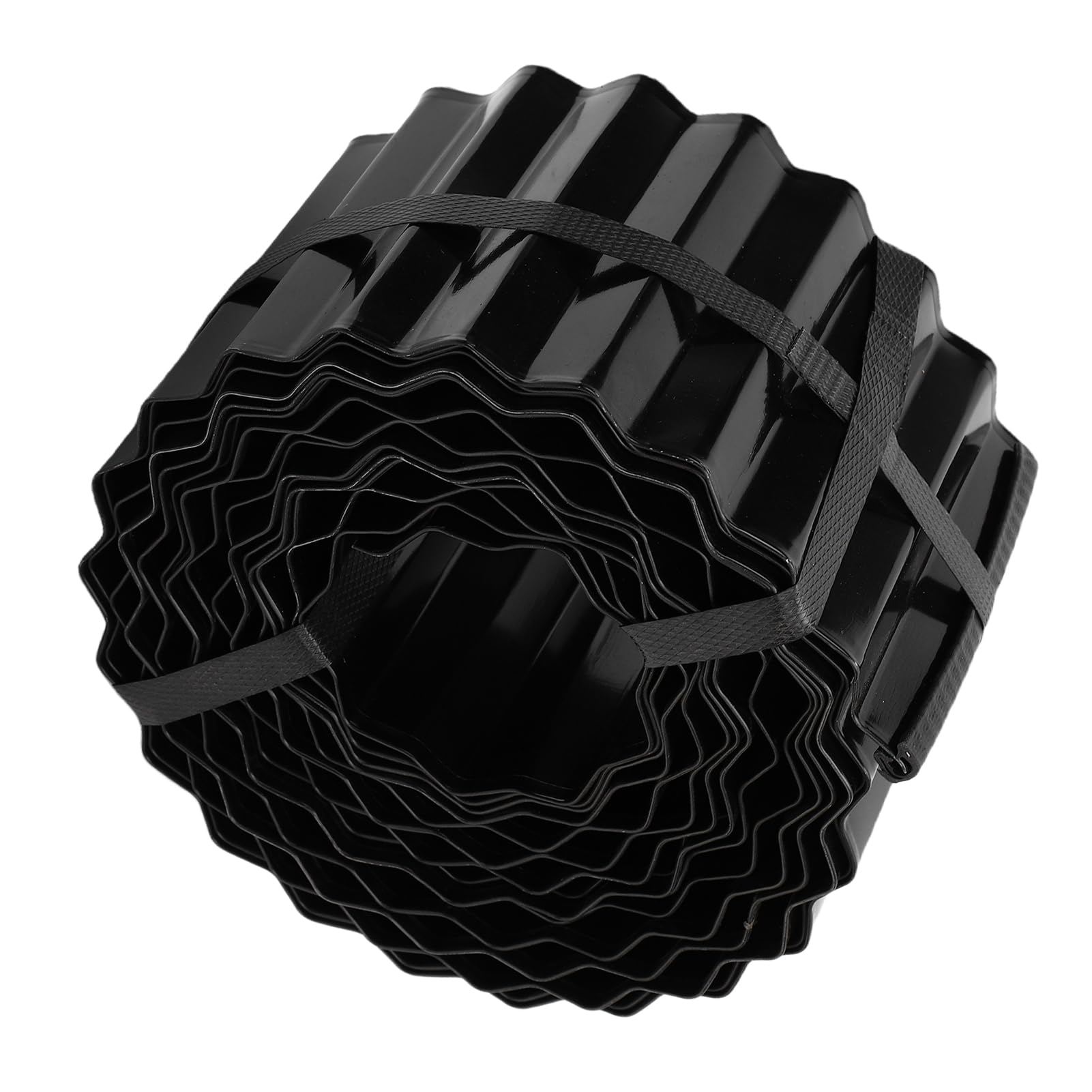Hyuduo Bordure de Jardin en Métal Durable Noir, Liseré pour Parterre de
