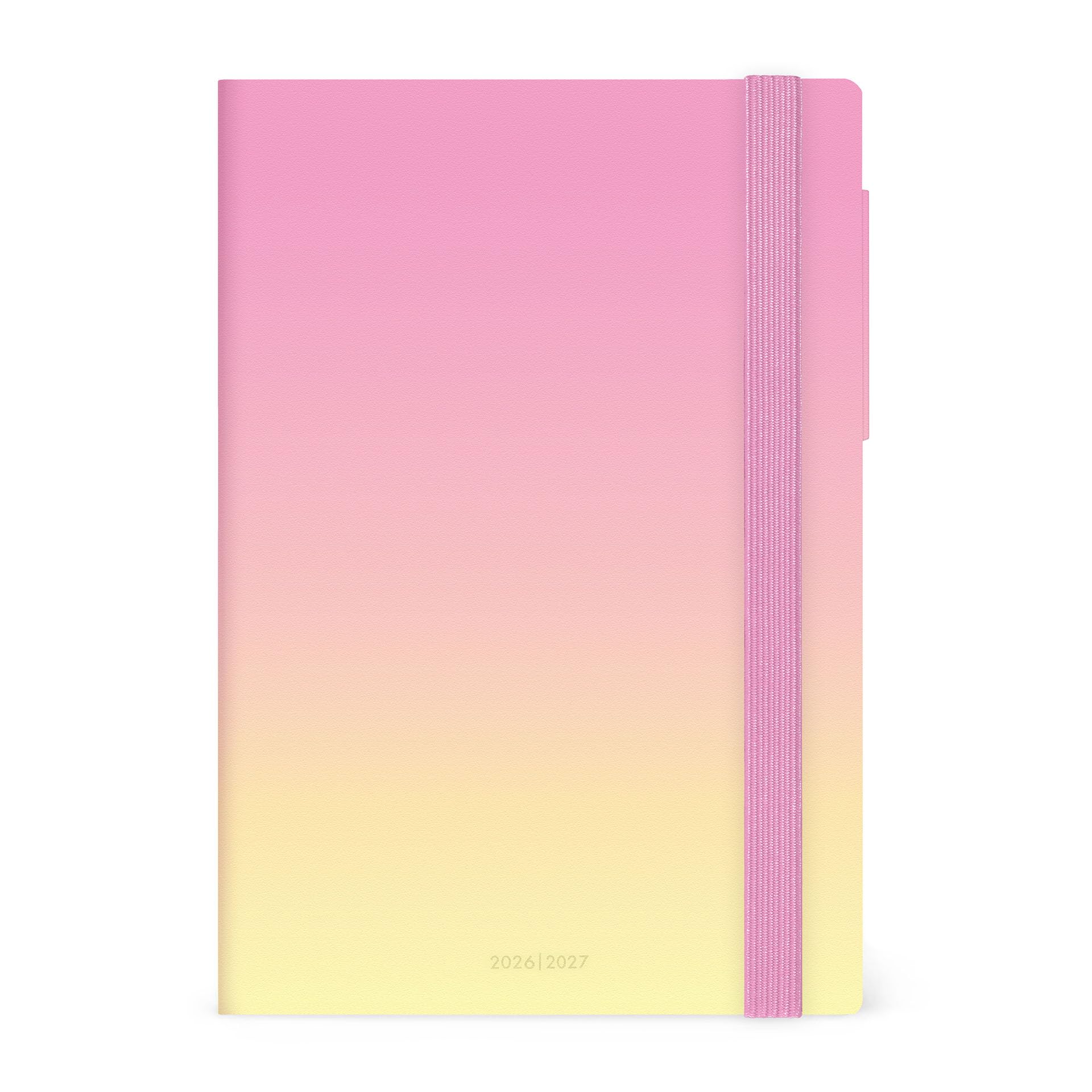 Legami - 2026-2027 Sunrise Lover 16 Month Mid Size Diary September 2026 to December 2027 Elastic Closure FSC Certified Paper 12 x 18 cm