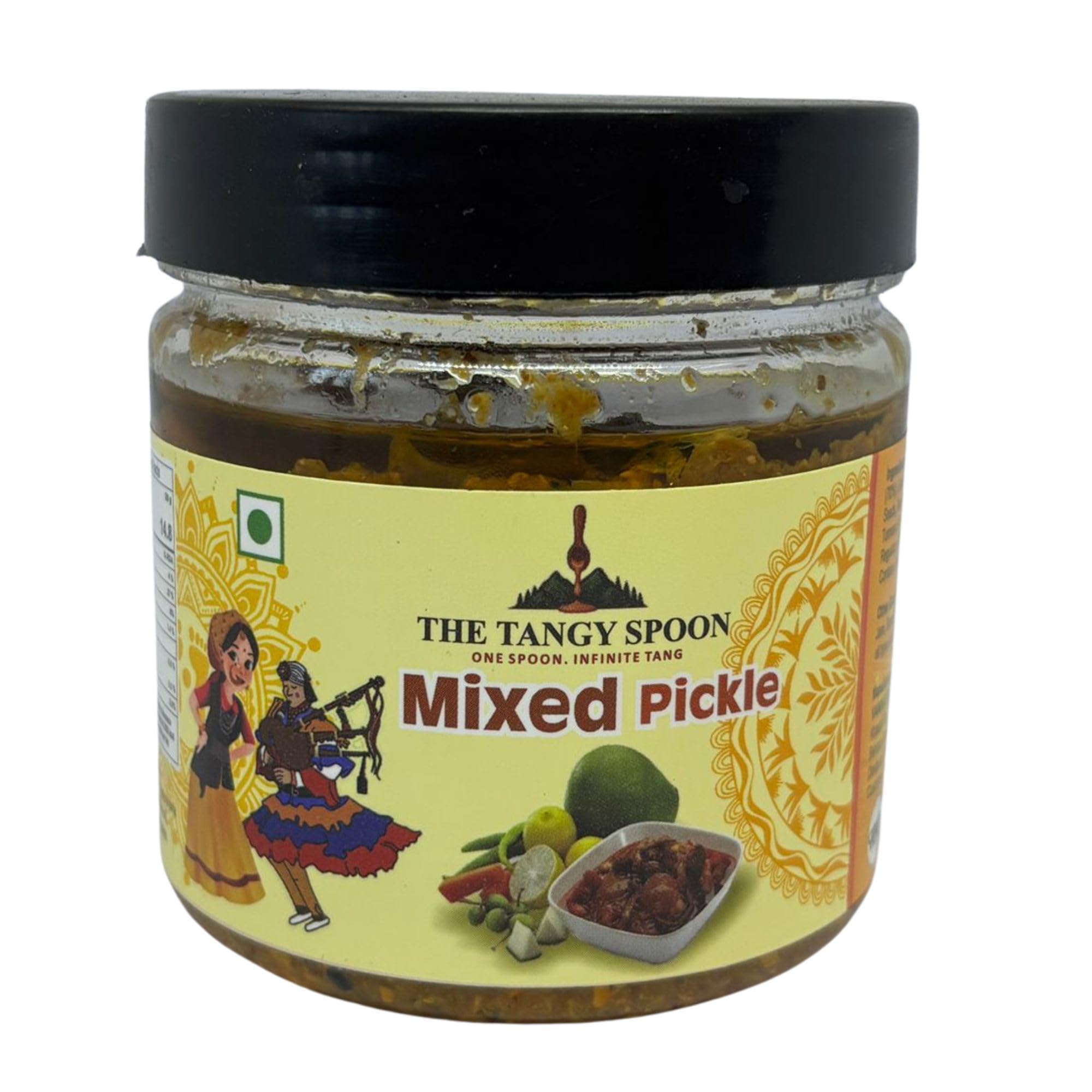 The Tangy Spoon Mixed Pickle 250g | Mix Veg Achar | Spicy & Tangy Indian Mixed Achar | Mango Lime Chilli Ginger Carrot Pickle | Traditional Homemade Style Achaar | No Artificial Preservatives-picture-27