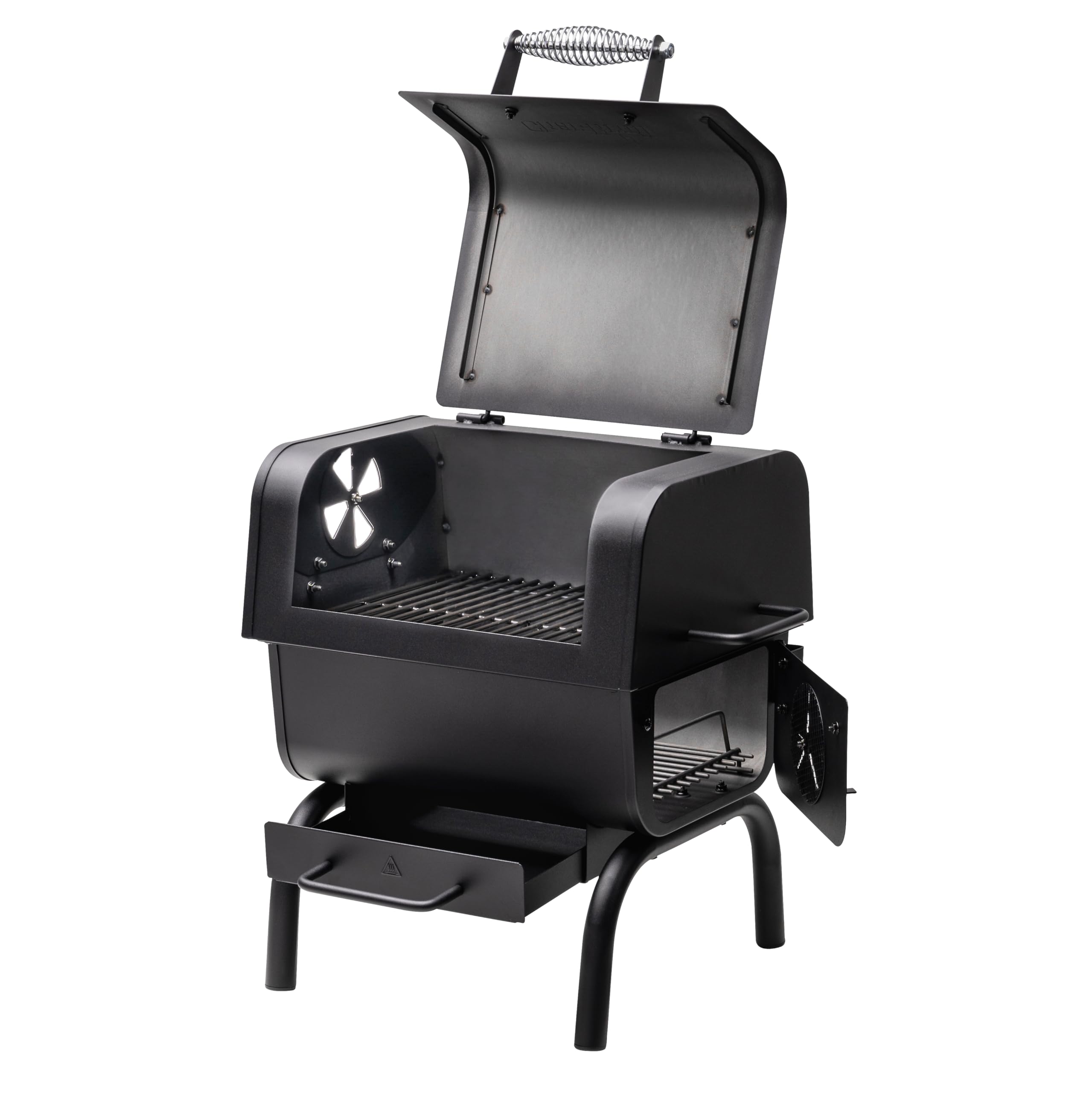 Char-Broil Barbacoa a Carbón 2Go - Barbacoa portátil, aire ajustable, combínelo con M/L para formar ahumador offset - Ideal para cocina al aire libre, jardín y patio