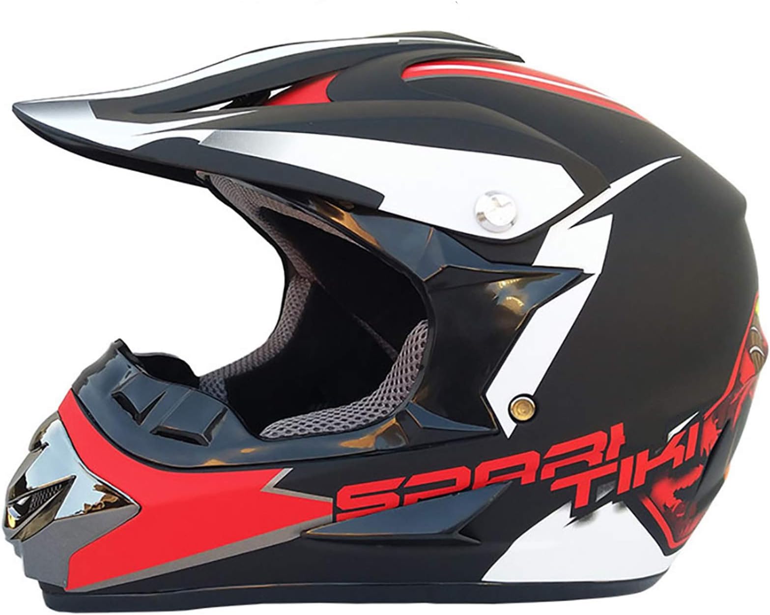 CHAOYUE Adult Motorcycle MX Helmet, DOT Approved for Men/Women Scooter ATV Helmet with Goggles Gloves Full Face ATV Dirt Bike Sport Off-Road Helmet