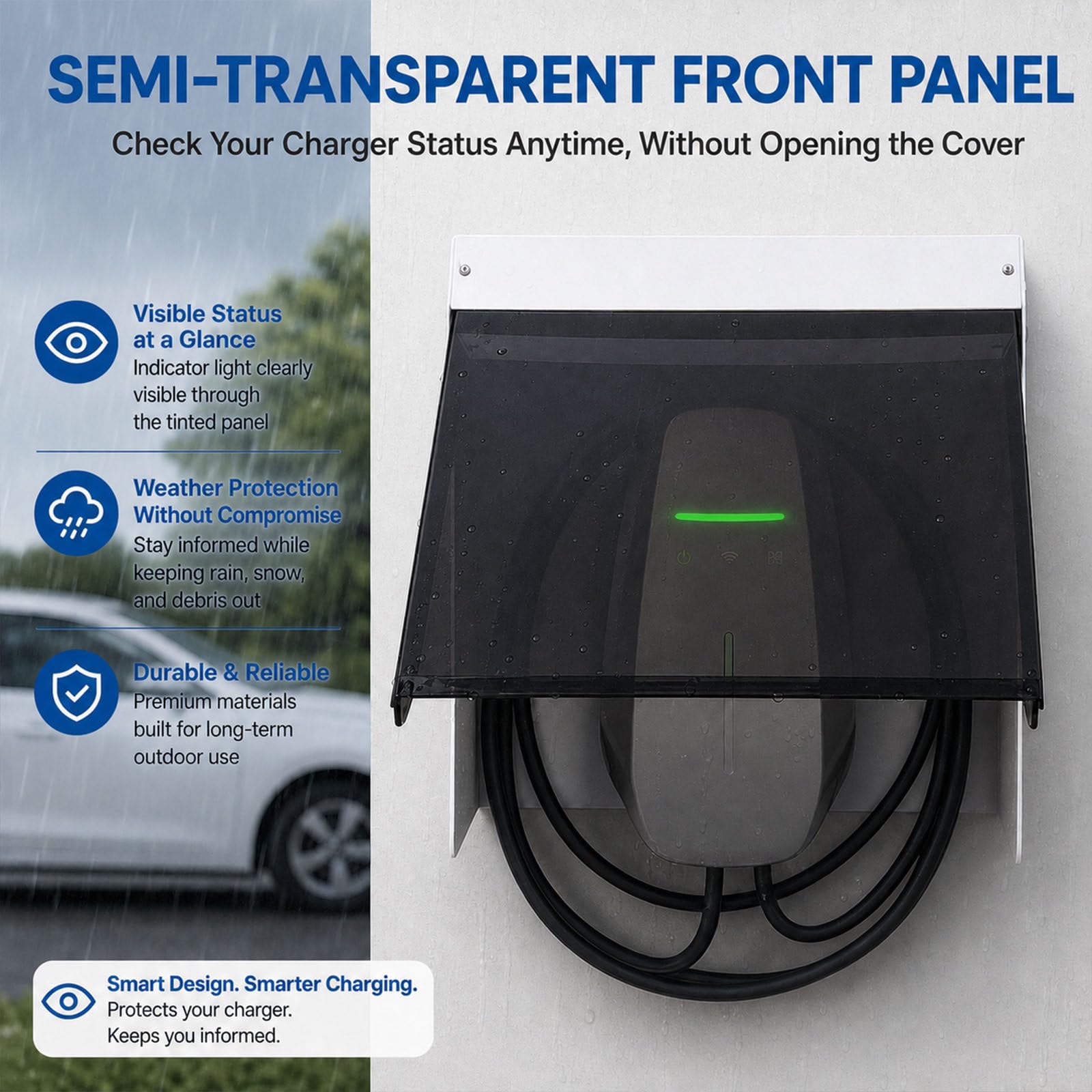 GéNéRique Toit De Protection, Borne De Recharge Exterieur NoDoor-55*50*25cm