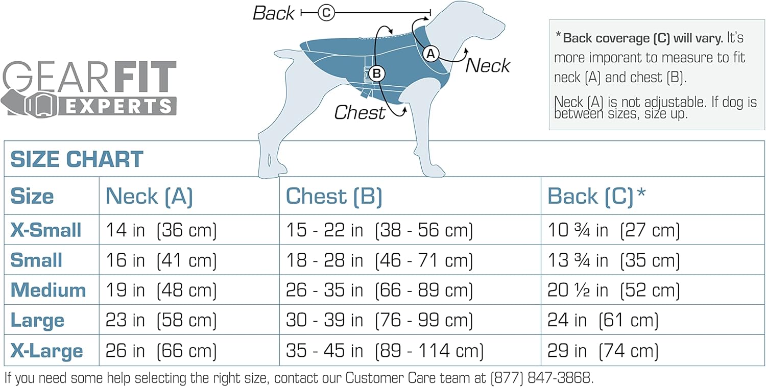 Kurgo North Country Dog Coat, Dog Winter Jacket, Waterproof Dog Jacket, Dog Snow Jacket and Windproof Dog Coat, Reflective Dog Fleece : Everything Else