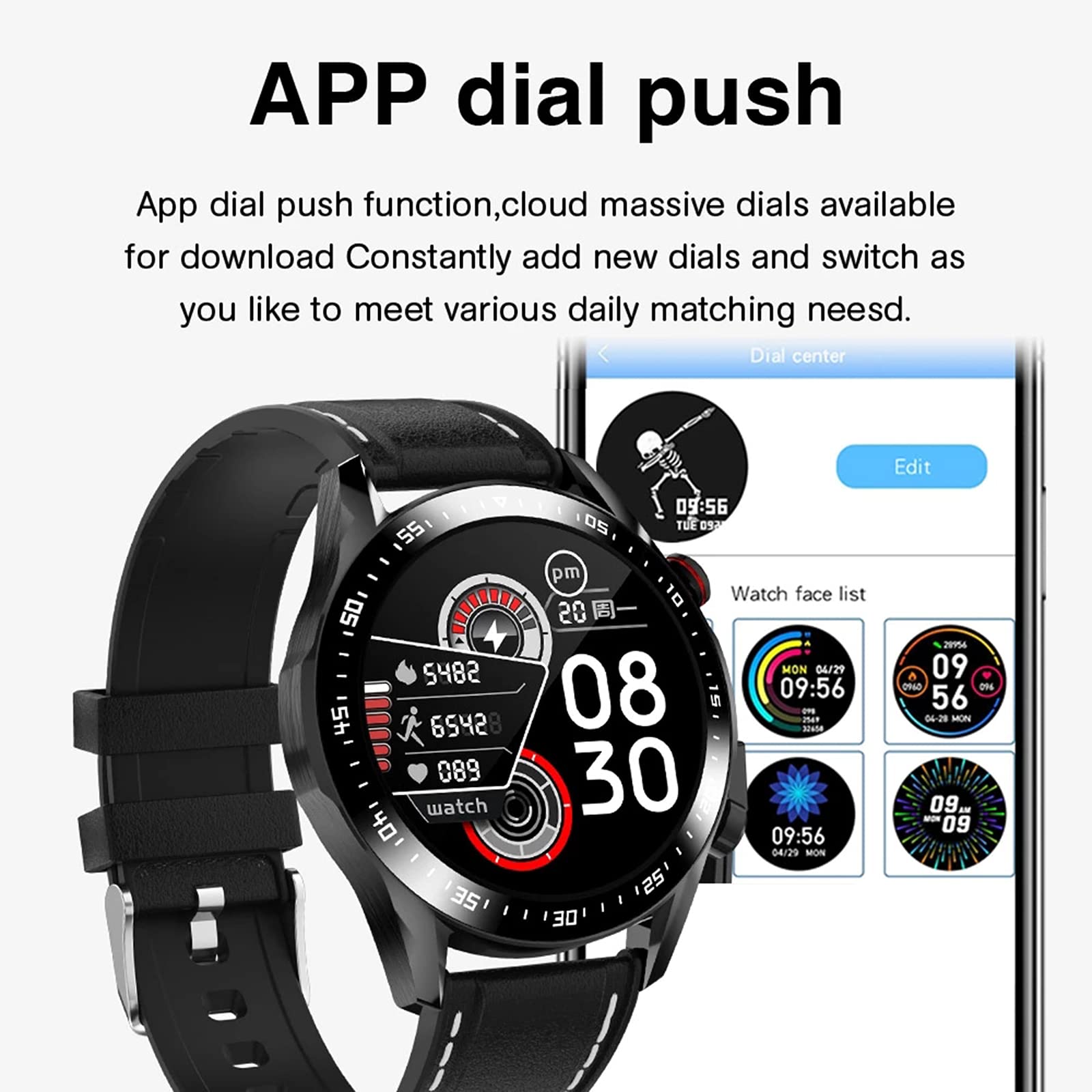 2021 Ny E12 Smart Watch Men Bluetooth Call SmartWatch Kvinnor Vattentät  Sport Fitness Tracker för Android IOS-telefon,I : Amazon.se: Elektronik