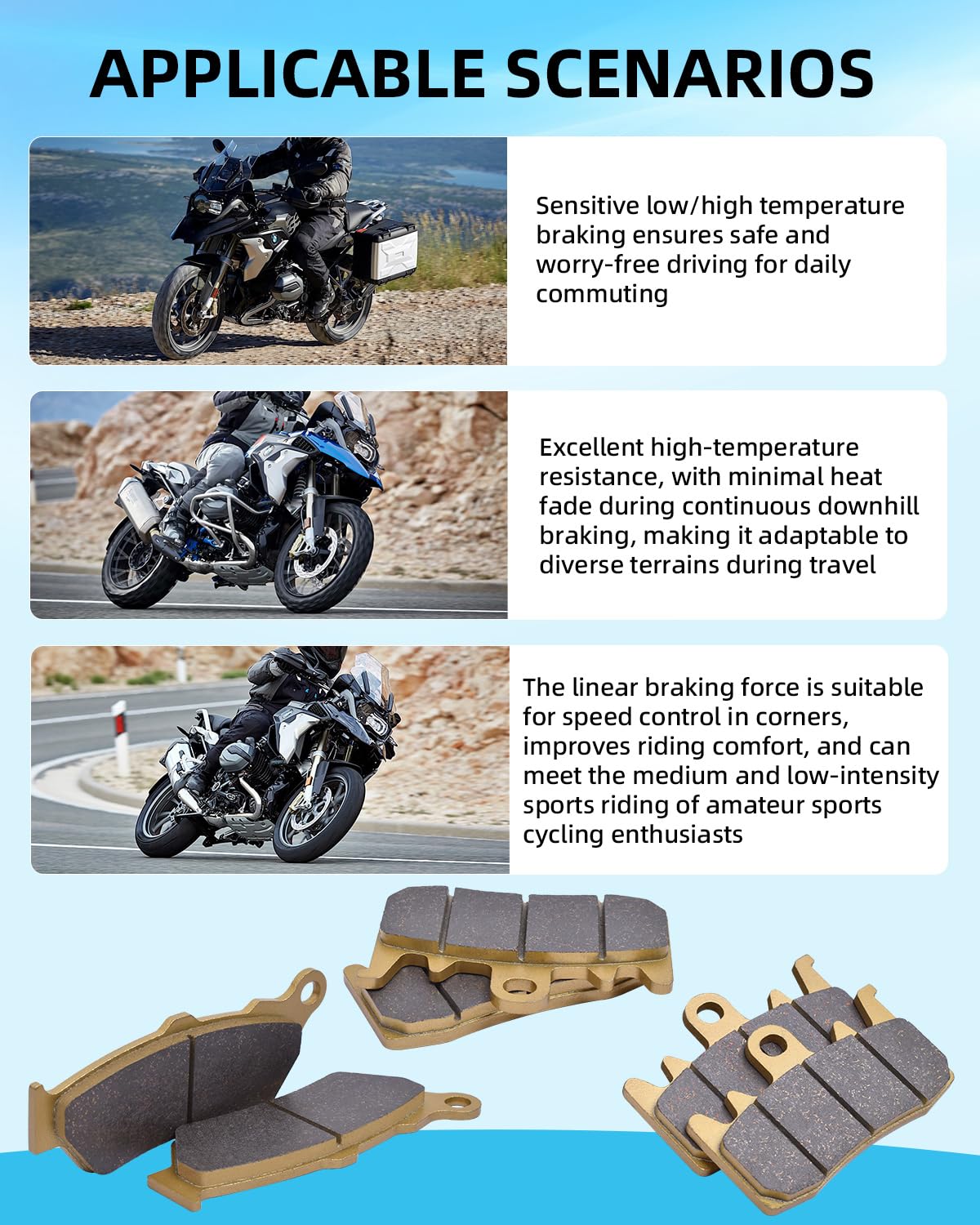 BRAKE PADS Anterior Brembo La Sinter BMW R RS 1250 2019-2021