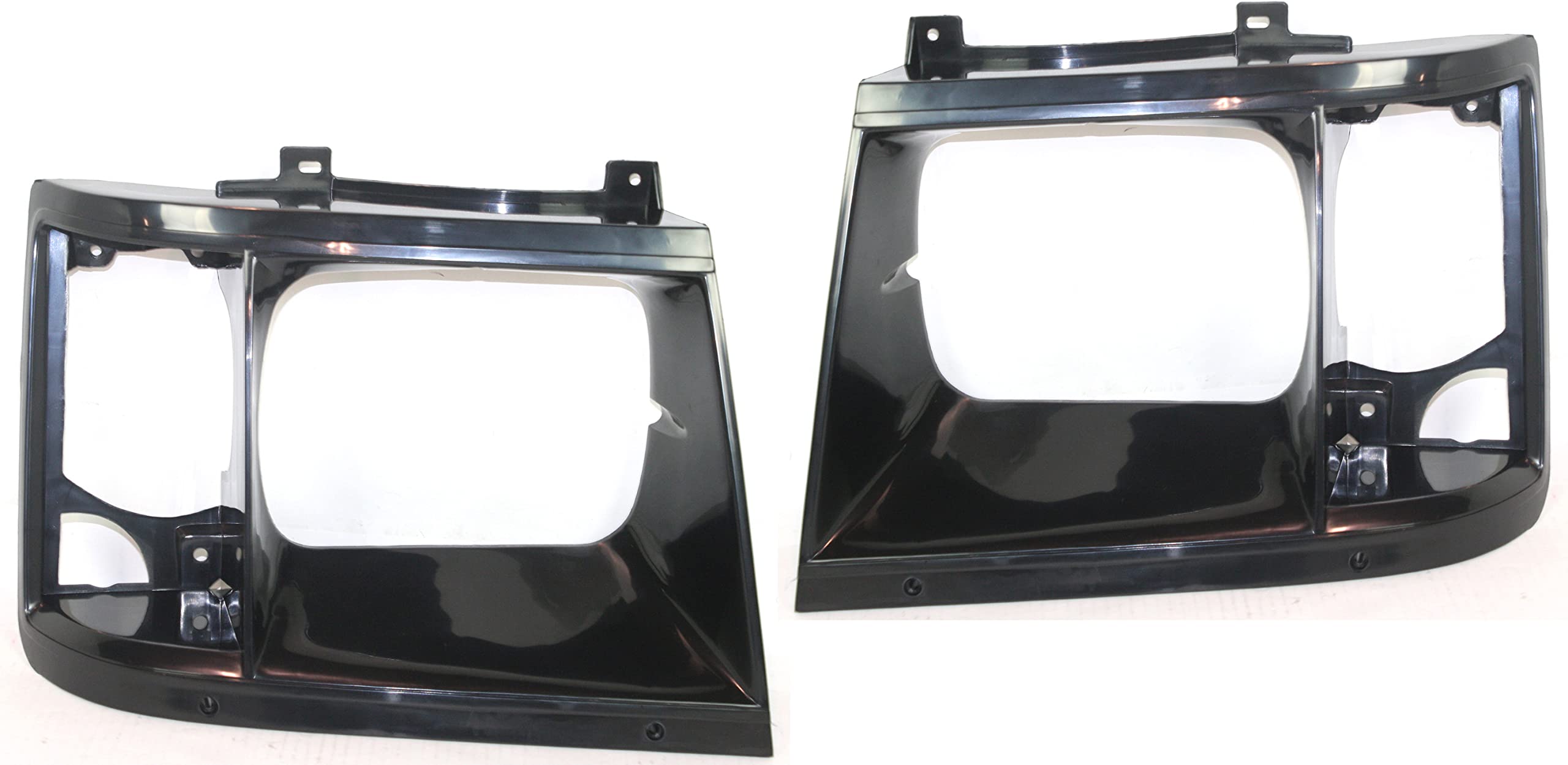 Go-Parts - Headlight Door Pair/Set for 1985-1994 Chevrolet (Chevy) Astro & Safari, Right (Passenger) and Left (Driver), Without Trim, Sealed Beam Type