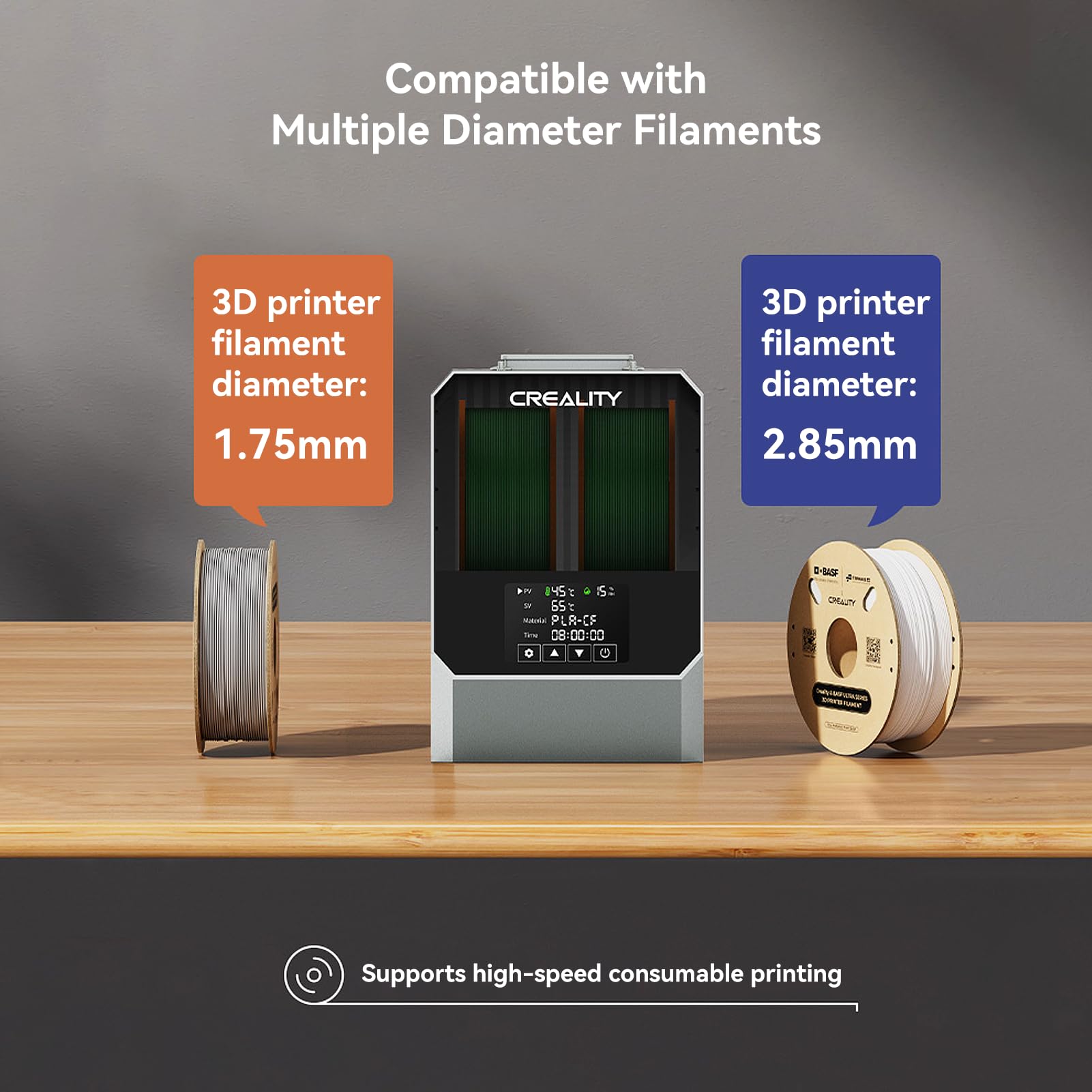 SPACE Pi plus フィラメントドライヤー creality Amazon.com: Creality Filament Dryer 2 Spools, Space Pi