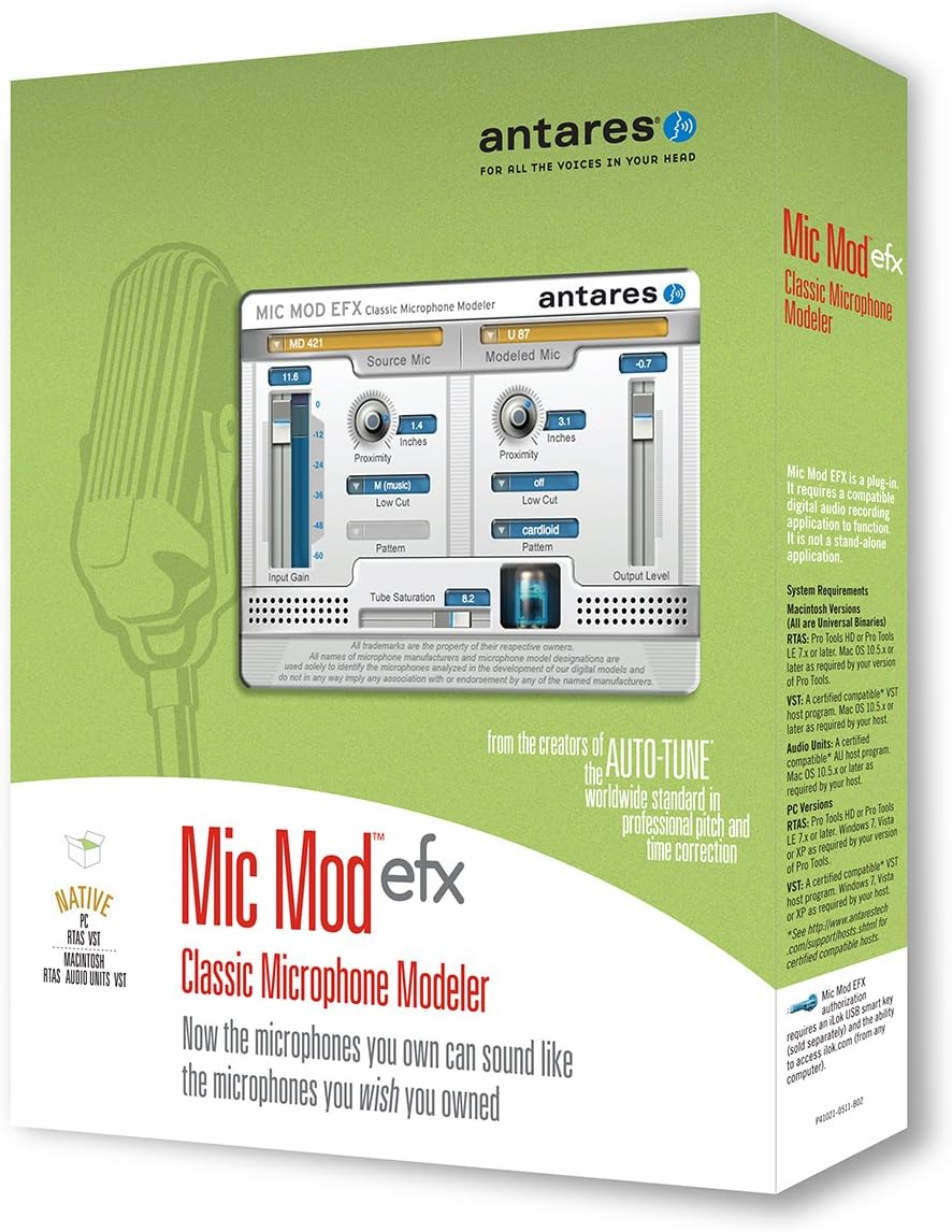 Antares Audio Mic Mod EFX Audio Plug-in