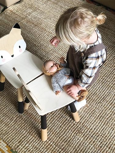 Miniatura 4 de Tender Leaf Toys - Colecciones de Mesa y Sillas del Bosque - Adorable Mesa y Sillas de Juego Artístico de Tamaño Infantil - Fabricado con Materiales