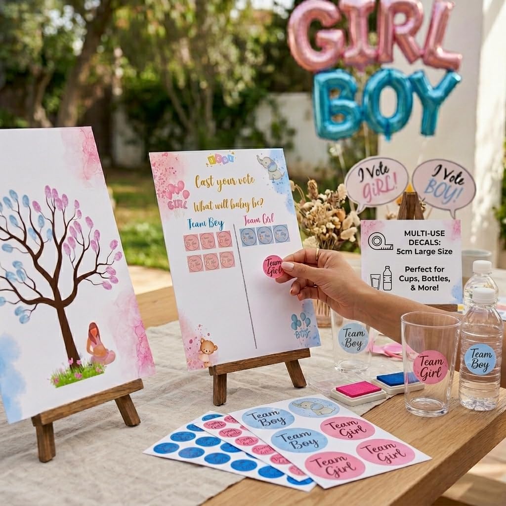 Pack de révélation de genre | Fiesta Gender Reveal | Set complet de décoration