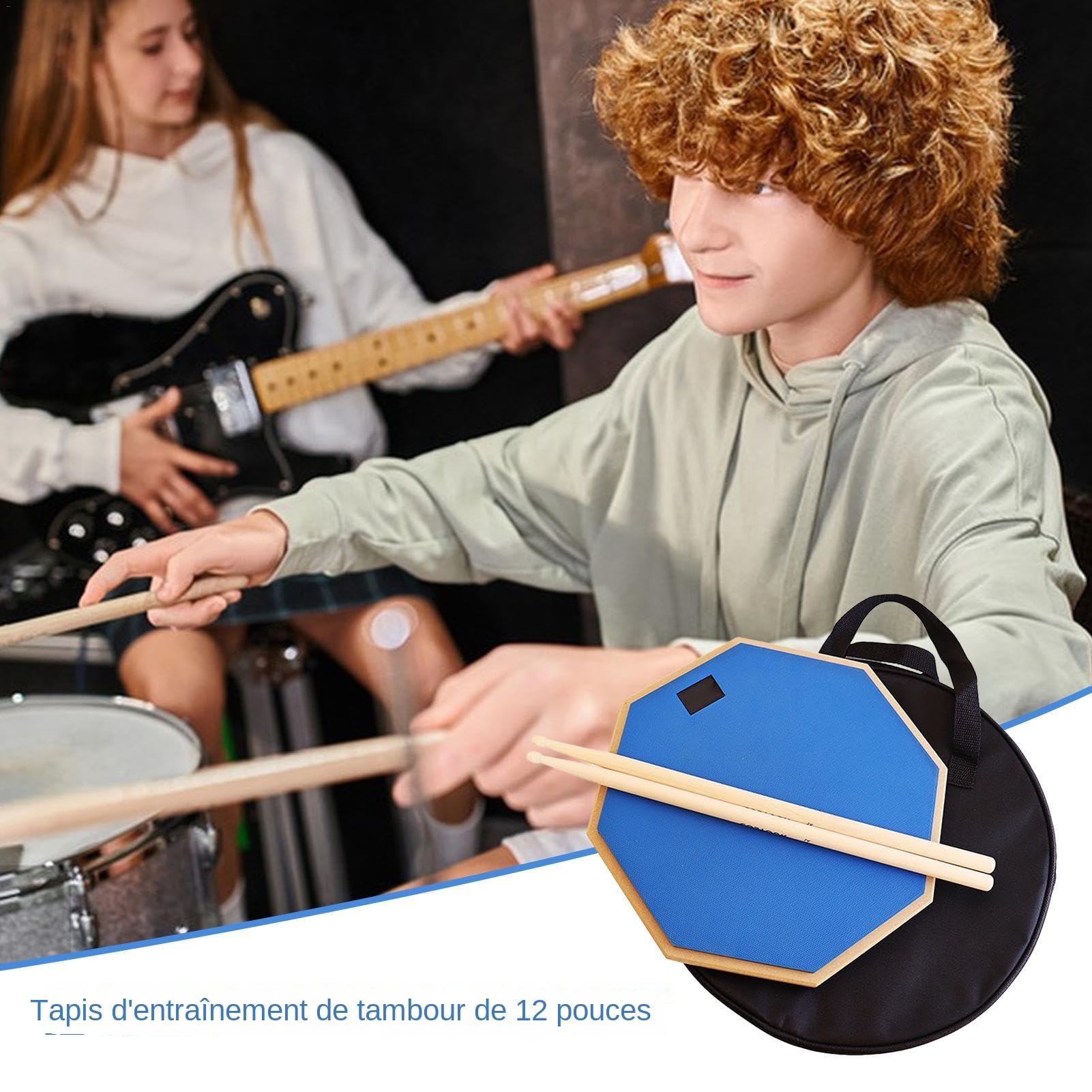 Pad et baguettes de batterie, Pad de batterie d'entraînement