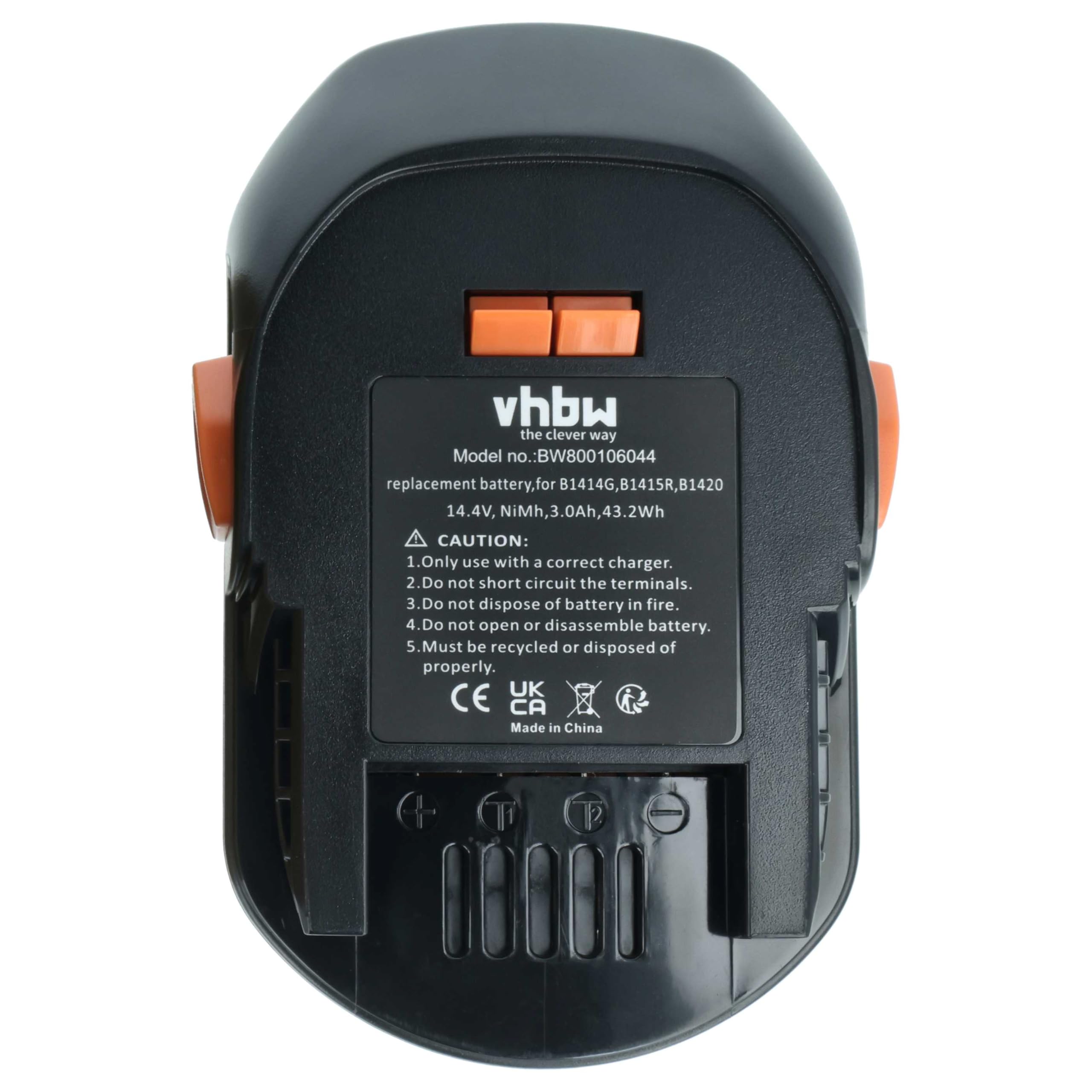 vhbw 3 x akumulator zamienny do Würth 0700980420, 0700980425 do narzędzi (3000 mAh, NiMH, 14,4 V)