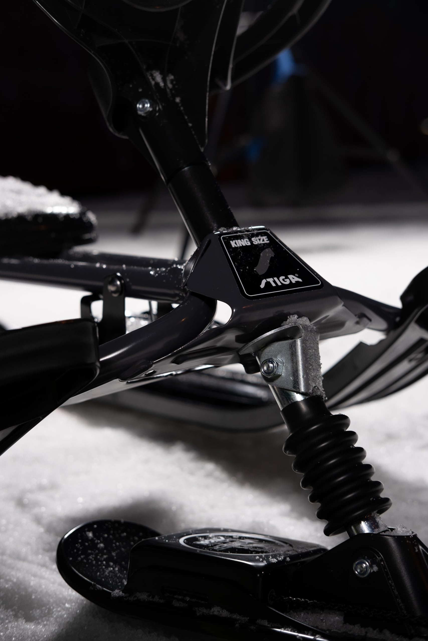 STIGA Snowracer King Size GT Trineo con Frenos y Volante para Niños y Adultos