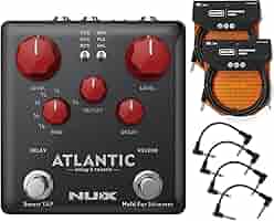 NUX Atlantic Delay ＆ Reverb NUX Atlantic Delay & Reverb Effects Pedal | Guitar Center