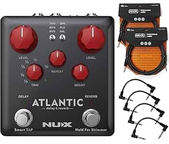 NUX Atlantic Delay ＆ Reverb NUX Atlantic Delay & Reverb Effects Pedal | Guitar Center