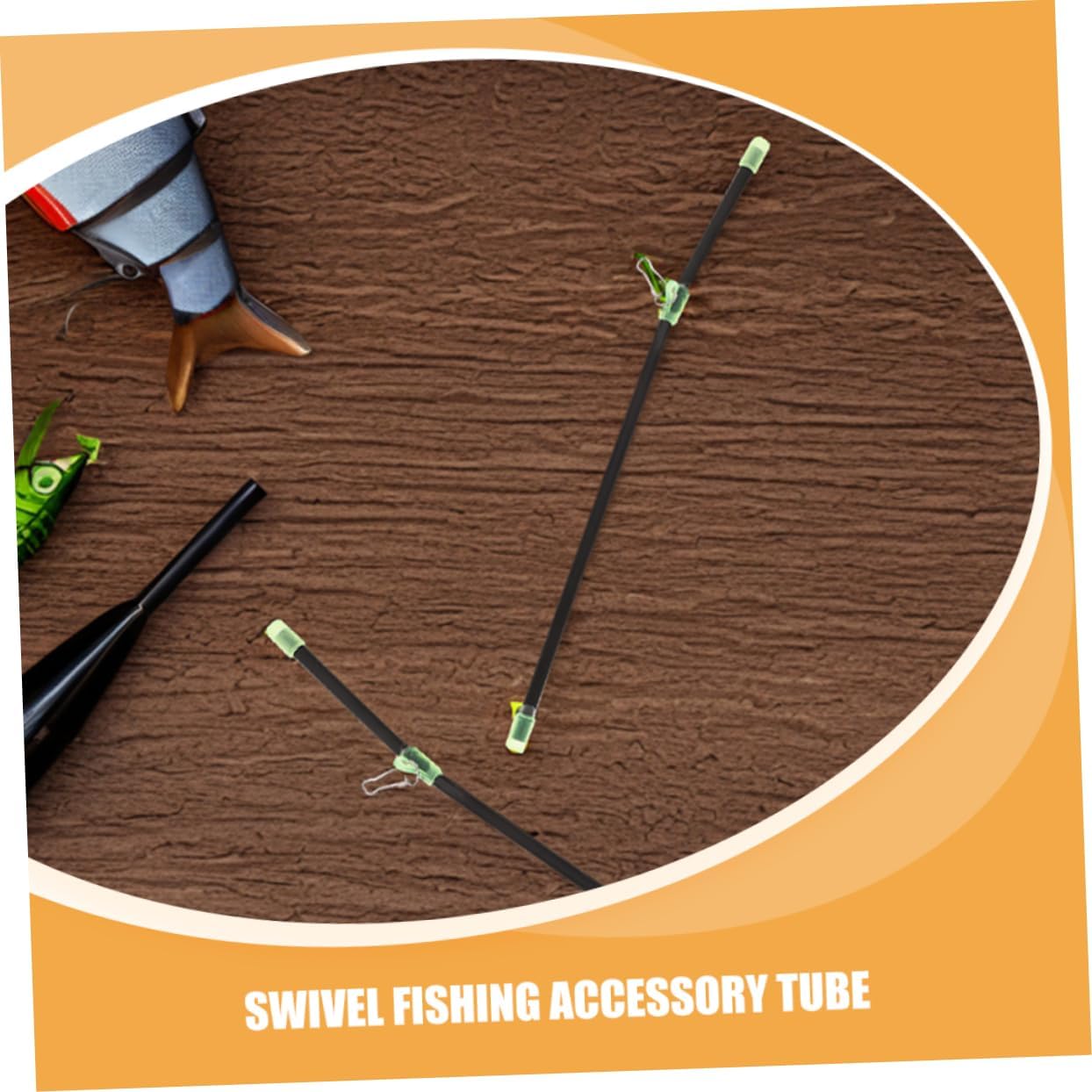 BESPORTBLE 20pcs Fishing Teaser Tangle Lure Boom Saltwater Tackle Tangle Boom Swivel Hooks Fishing Tools Supplies