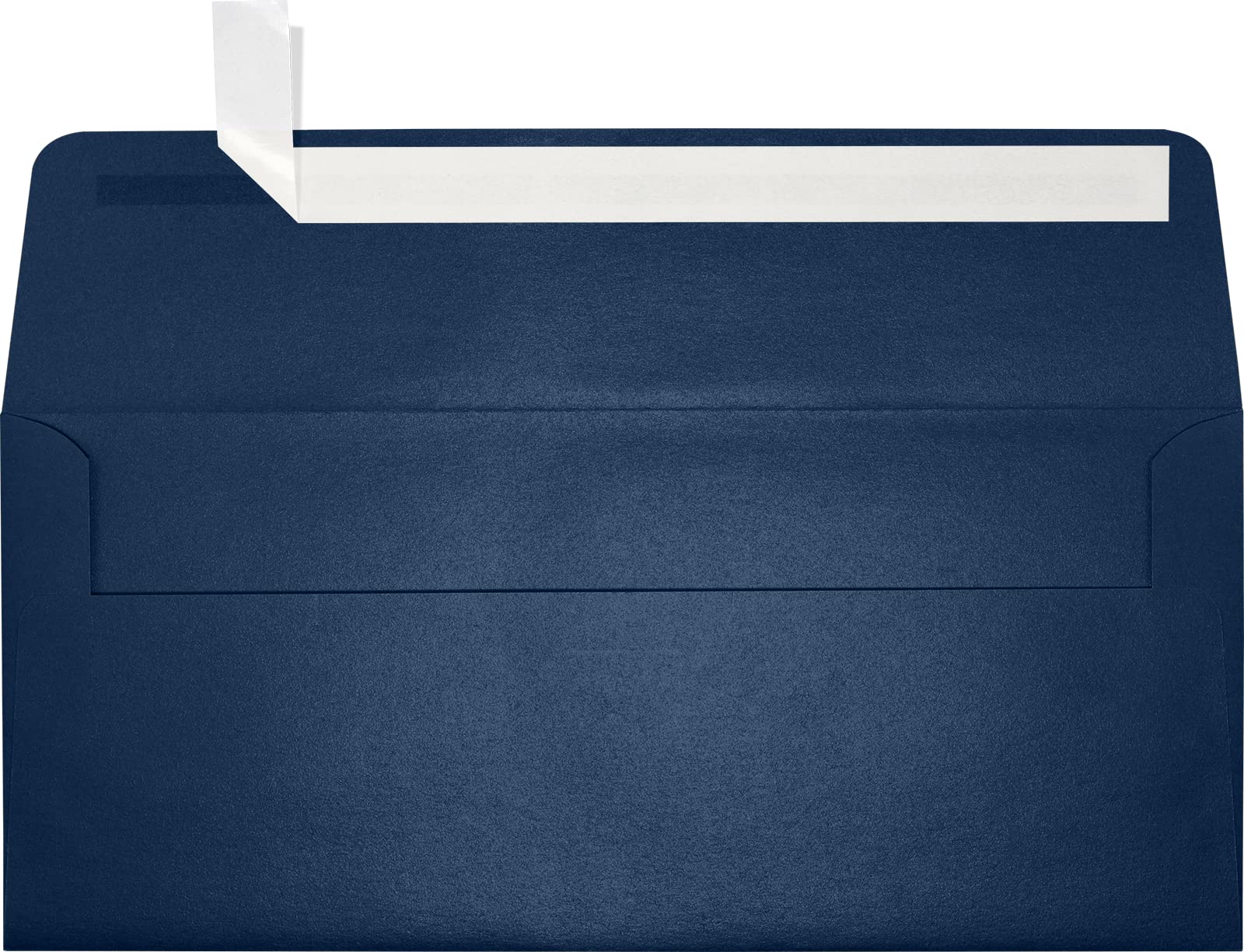 LUXPaper #10 Business Envelopes | Peel & Press | 4 1/8" x 9 1/2" | Lapis Metallic | 81lb. Text | 250 Qty