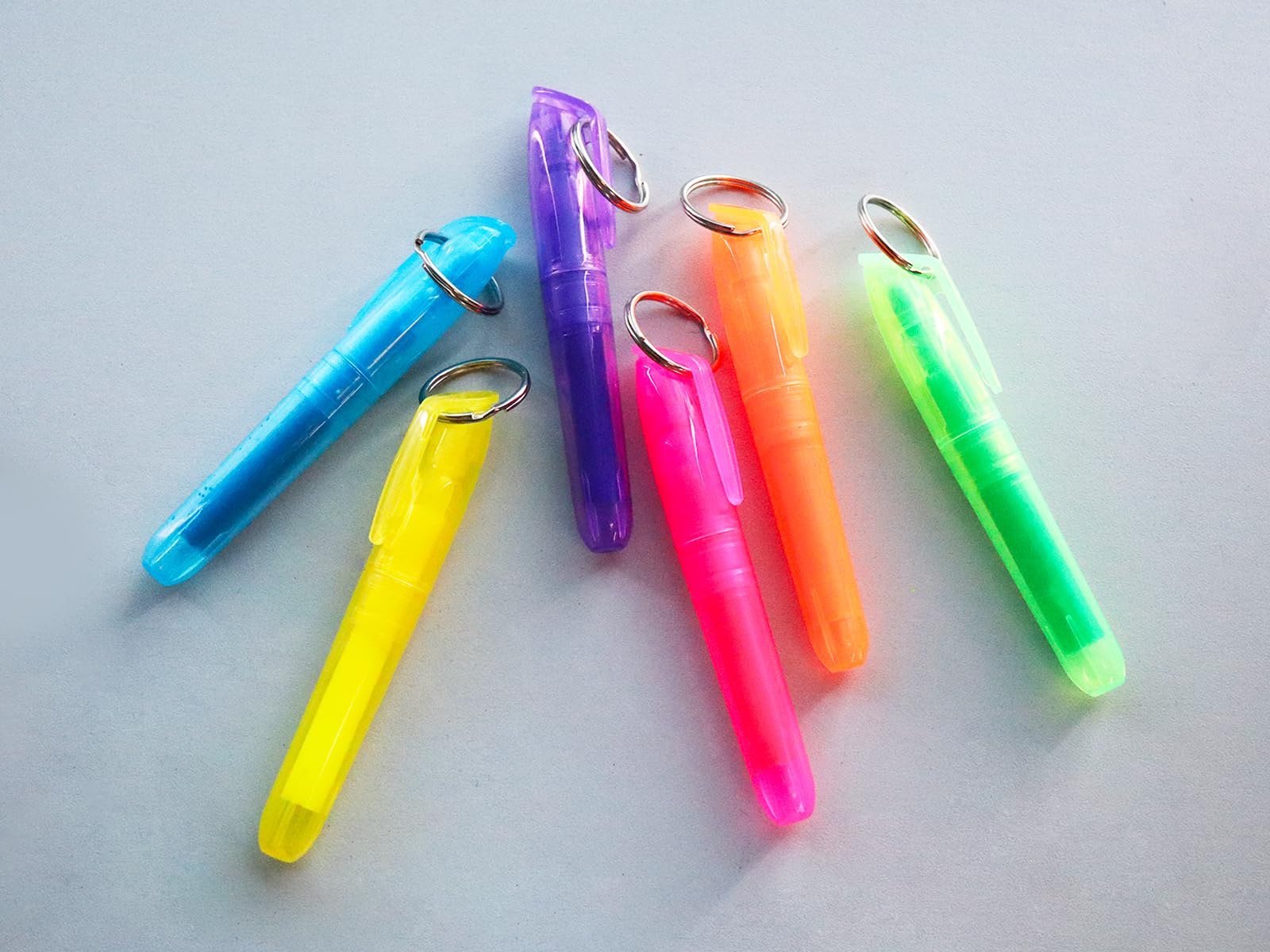 ミニ蛍光ペン Amazon.co.jp: SKKSTATIONERY ミニ蛍光ペン 36本 キーリング付き 蛍光