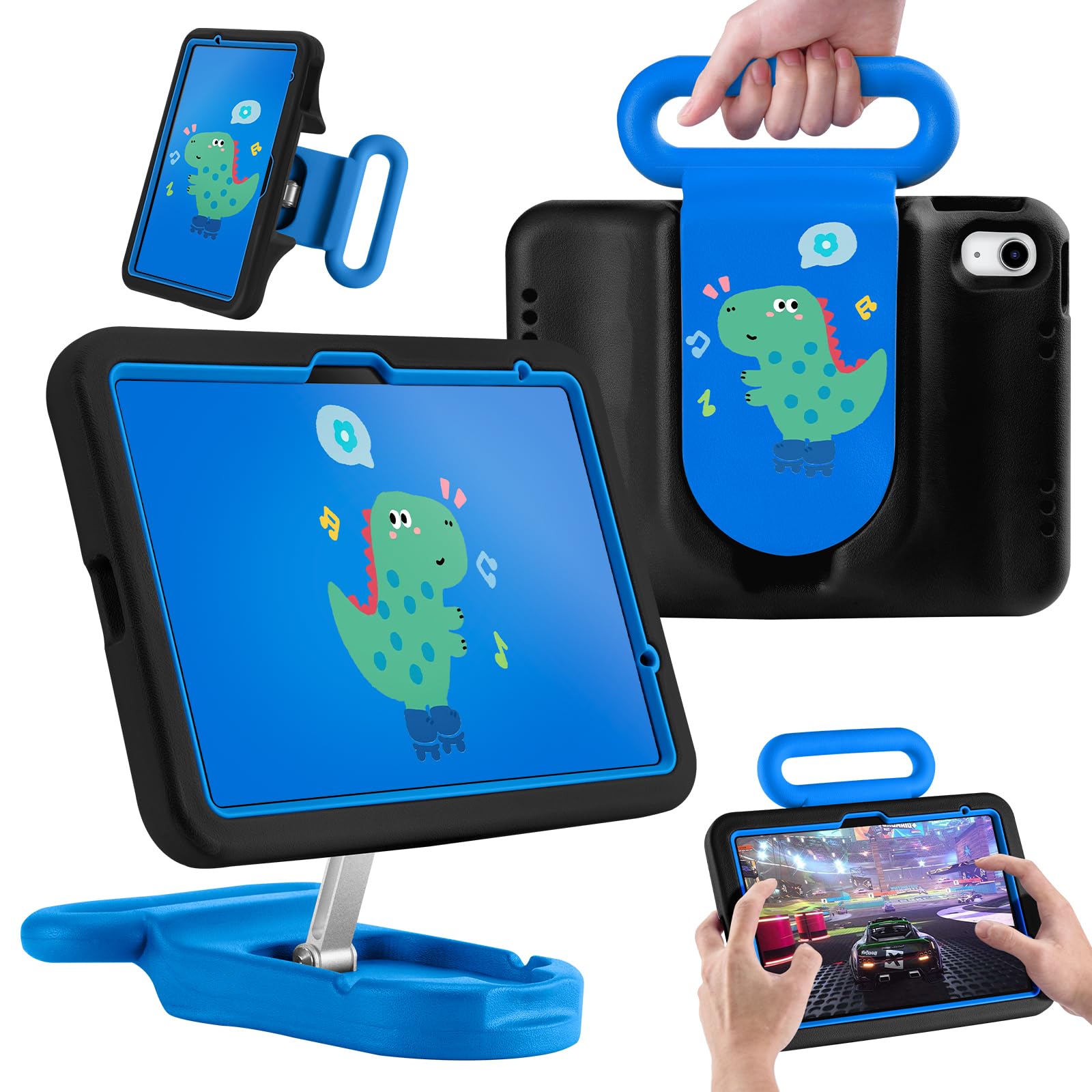 Kids Case for iPad (A16) 11th/10th Gen 2022/2025,Shockproof Handle Stand Case,Drop-Proof case for iPad Air 11-inch M4/M3/M2 (2026/2025/2024),