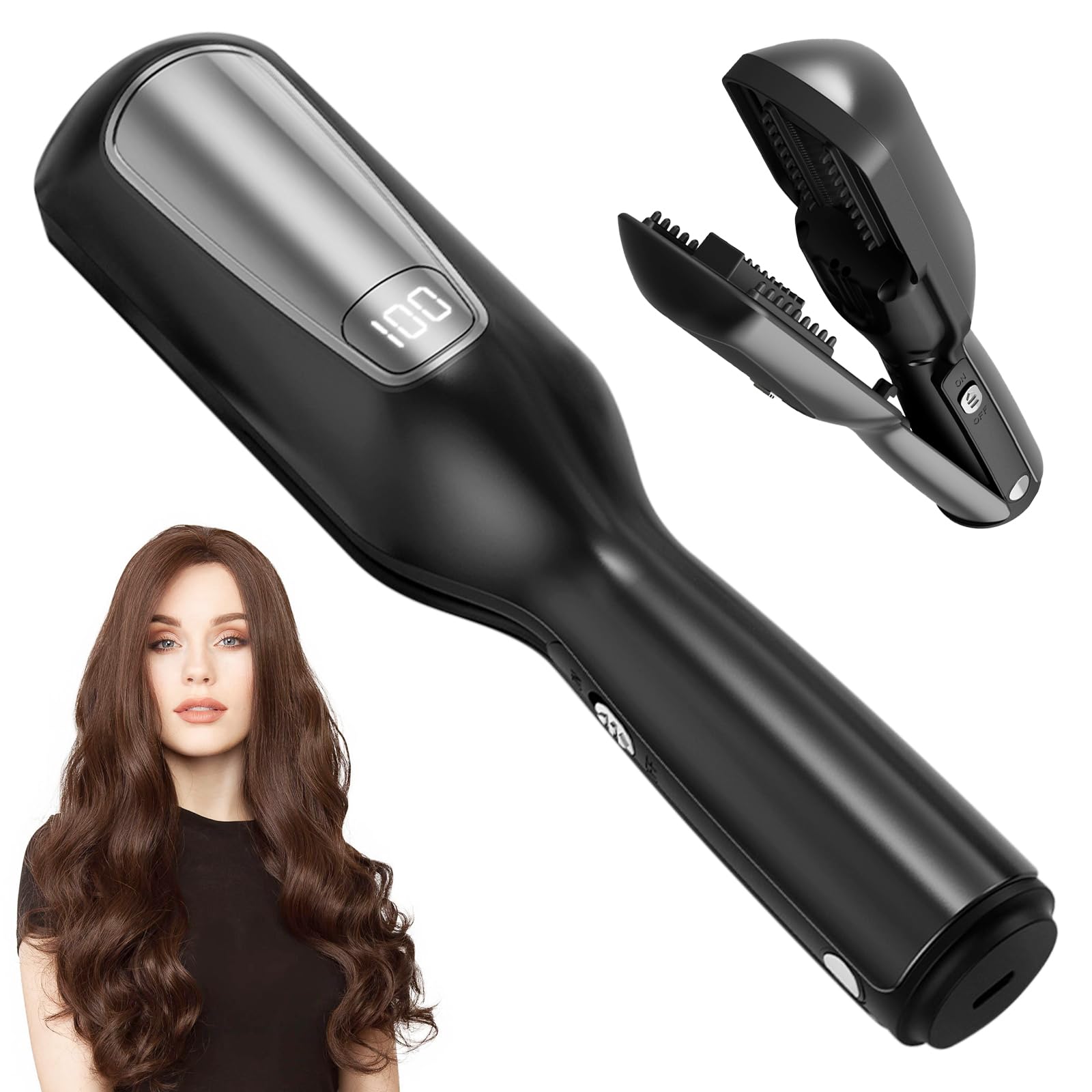Mini outil de réparation de cheveux pour pointes fourchues, élimine les pointes fourchues et les pointes de cheveux cassés rapidement et efficacement, avec écran LED, tondeuse à cheveux abîmés pour