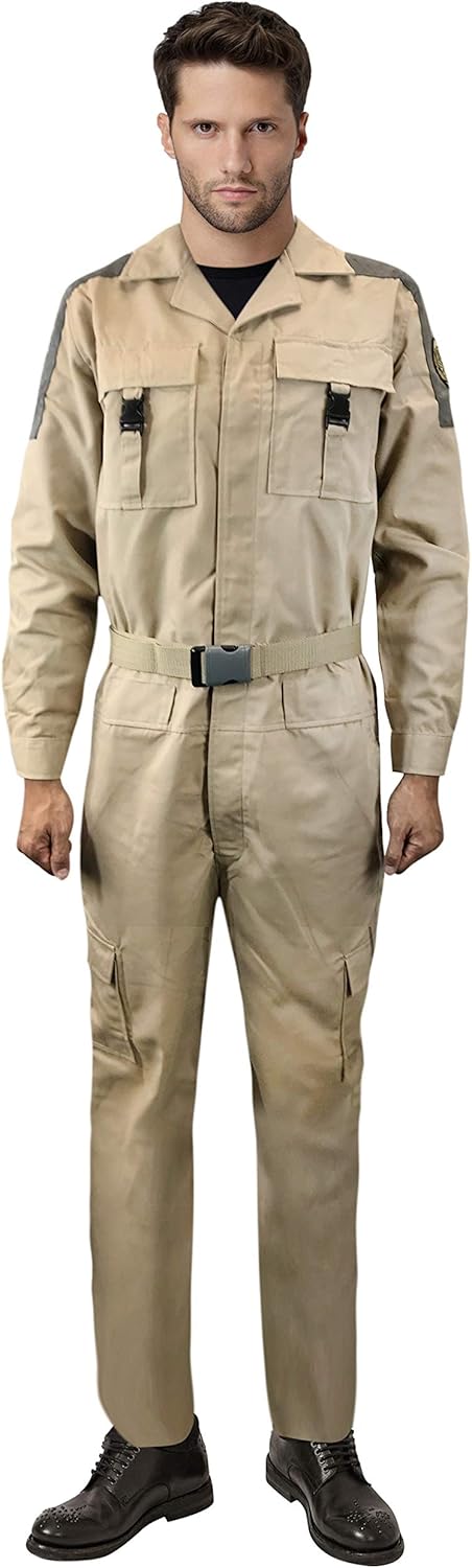 Orange Deck Crew/Fatique Coverall Jumpsuit Costume BSG Battlestar Galactica