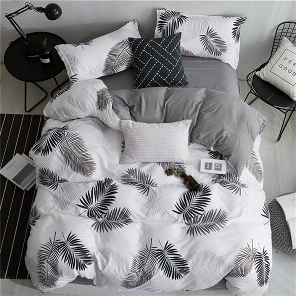 Parure de lit fruits jaune citron comprenant housse de couette king et draps de lit