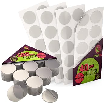 GreenFix Double Sided Sticky Dots 40PCs Big + 100PCs Small Bundle
