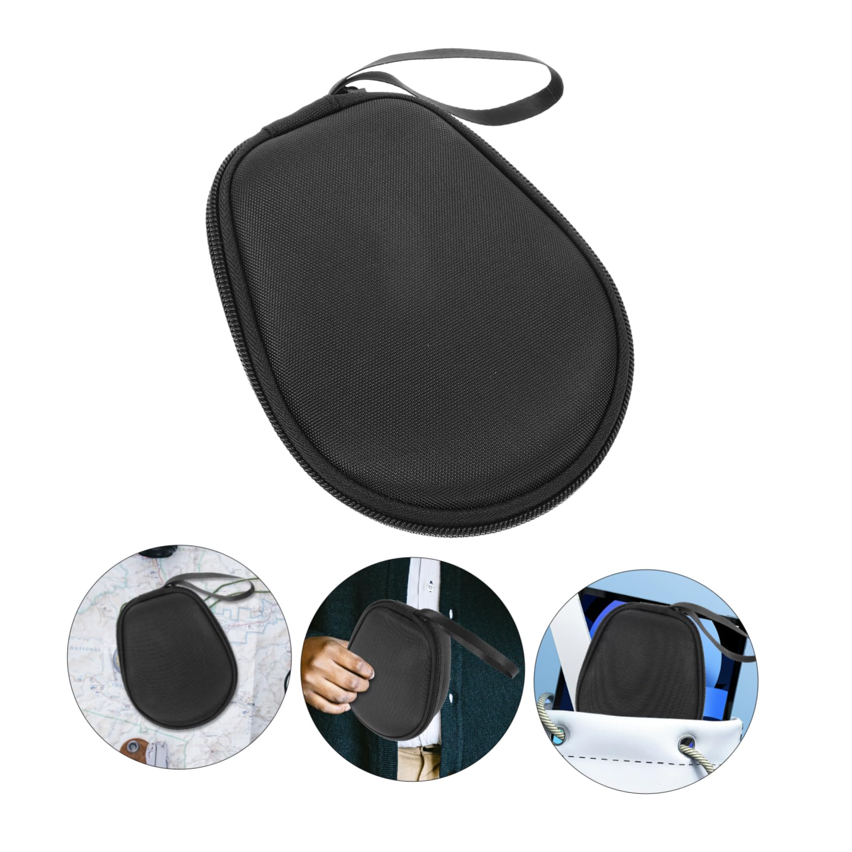 Mikikit 5pezzi Borsa Organizer Per Auricolari e Cavi Custodia Compatta Per Cuffie Per Viaggi e Uso Quotidiano Protezione Per Dispositivi Portatili