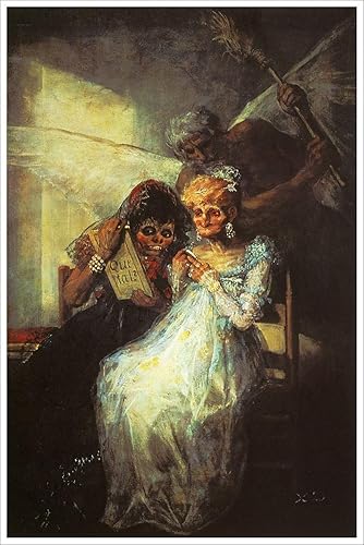 Artist Francisco de Goya Fine Art Poster Print Time and the Old Women CANVAS Print