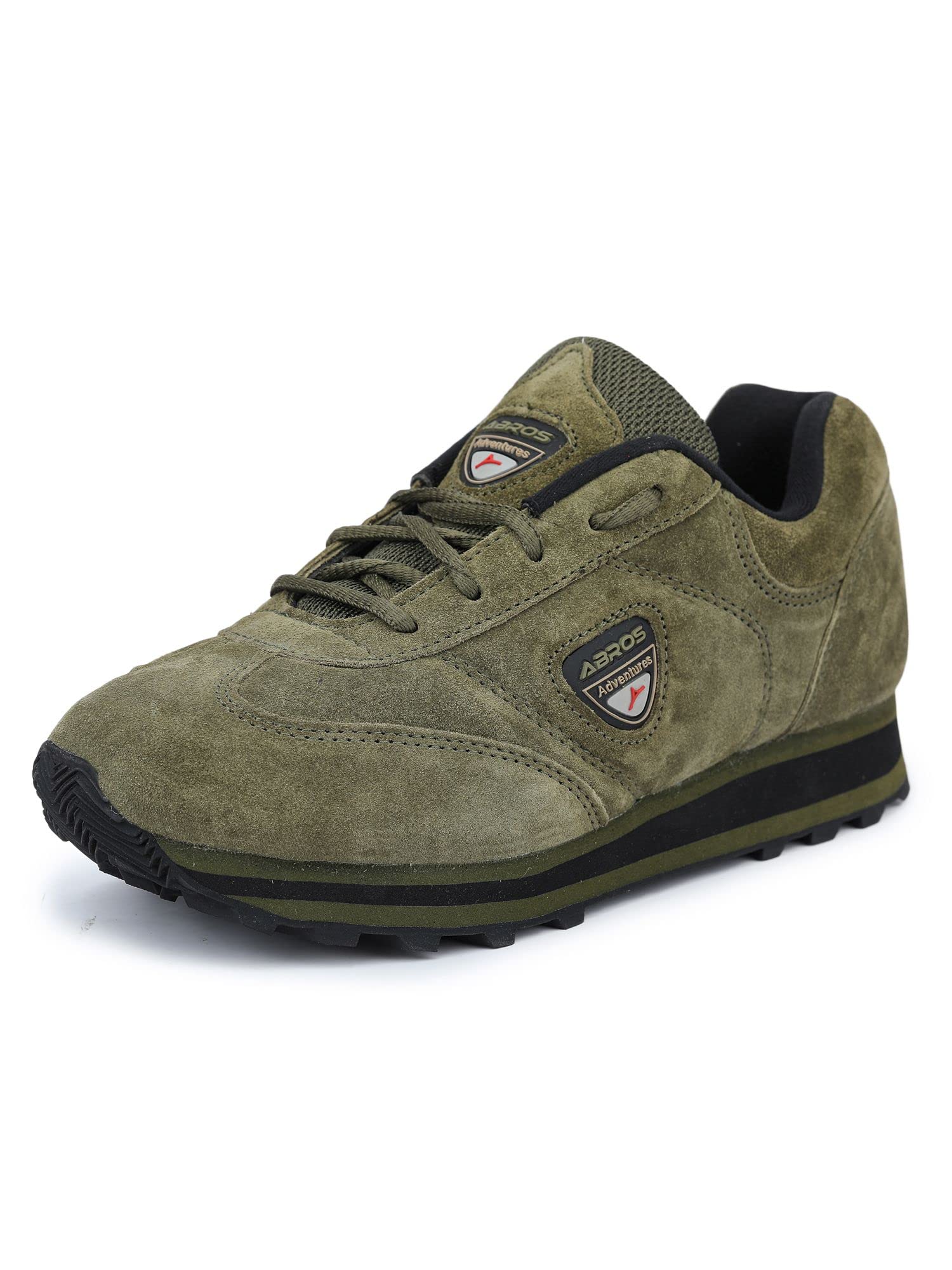 ABROS Mens AUSG7010 Jogger-4 Outdoor Suede Leather Shoes -Olive -8UK (B0B94RLX4C) Amazon Price History, Amazon Price Tracker