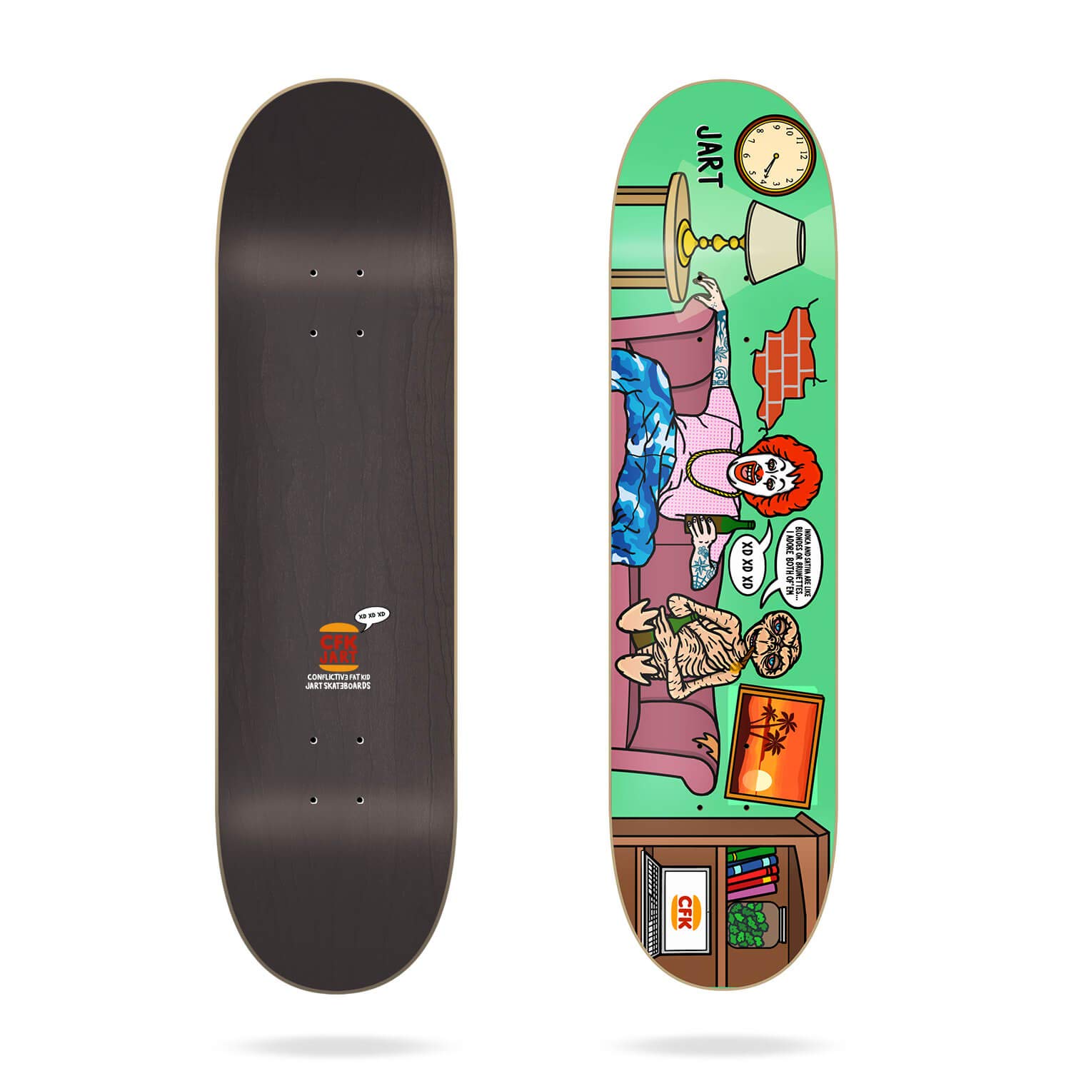 Jart XDXDXD 8.125" HC CFK x Skateboard Deck