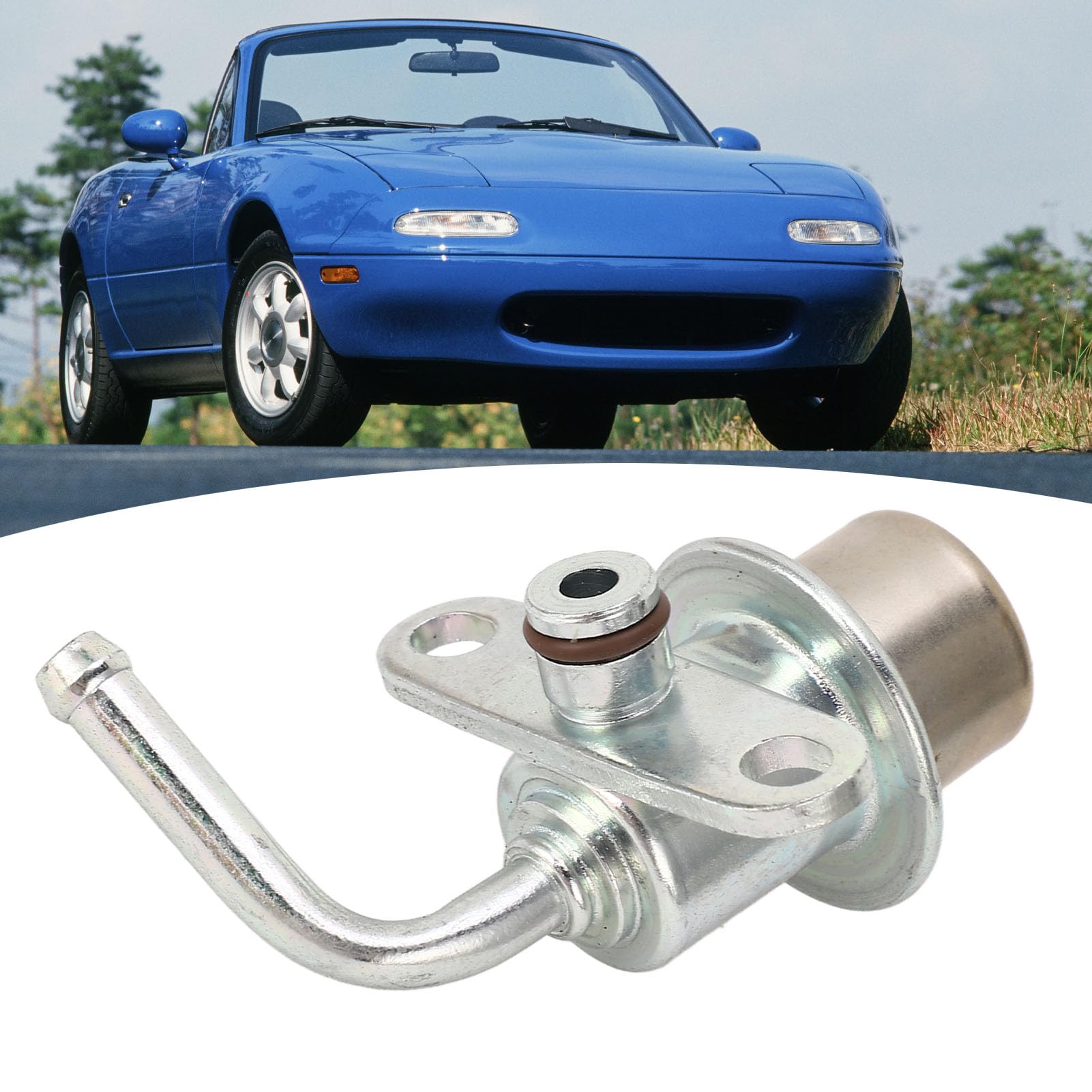 Regolatore di Pressione di Iniezione del Carburante, Regolatore di Pressione del Carburante B61P13280 Sostituzione del Regolatore di Pressione della Guida di Iniezione del