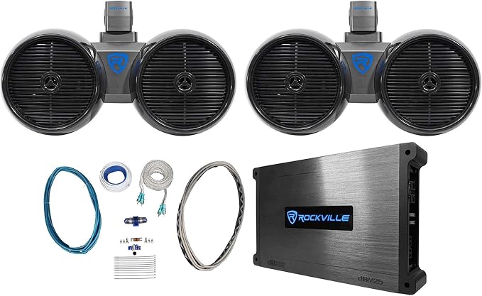Amazon.com: (2) Rockville DWB80B Dual 8 
