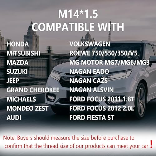 Miniatura 6 de Tapón magnético de drenaje de aceite M14x1.5 con juntas de tapón de drenaje de aceite, accesorios profesionales para automóvil, tapón de drenaje de