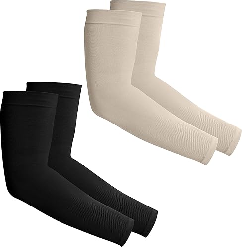 Miniatura 7 de Mangas de brazo de protección solar UV para hombres y mujeres, manga de enfriamiento de compresión deportiva UPF 50, base de cáncer de piel