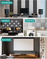 Vista 7 de Large Cork Boards for Walls, 47"x35" Bulletin Board, 12-Pack Felt Wall Tiles Self-Adhesive, Cork Boards for Office Decor, Felt Board Alternative Pin