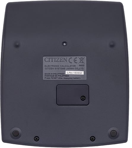 Miniatura 5 de Citizen CDC80 Designline - Calculadora de escritorio (4.252 x 5.315 x 0.945 in), color plateado
