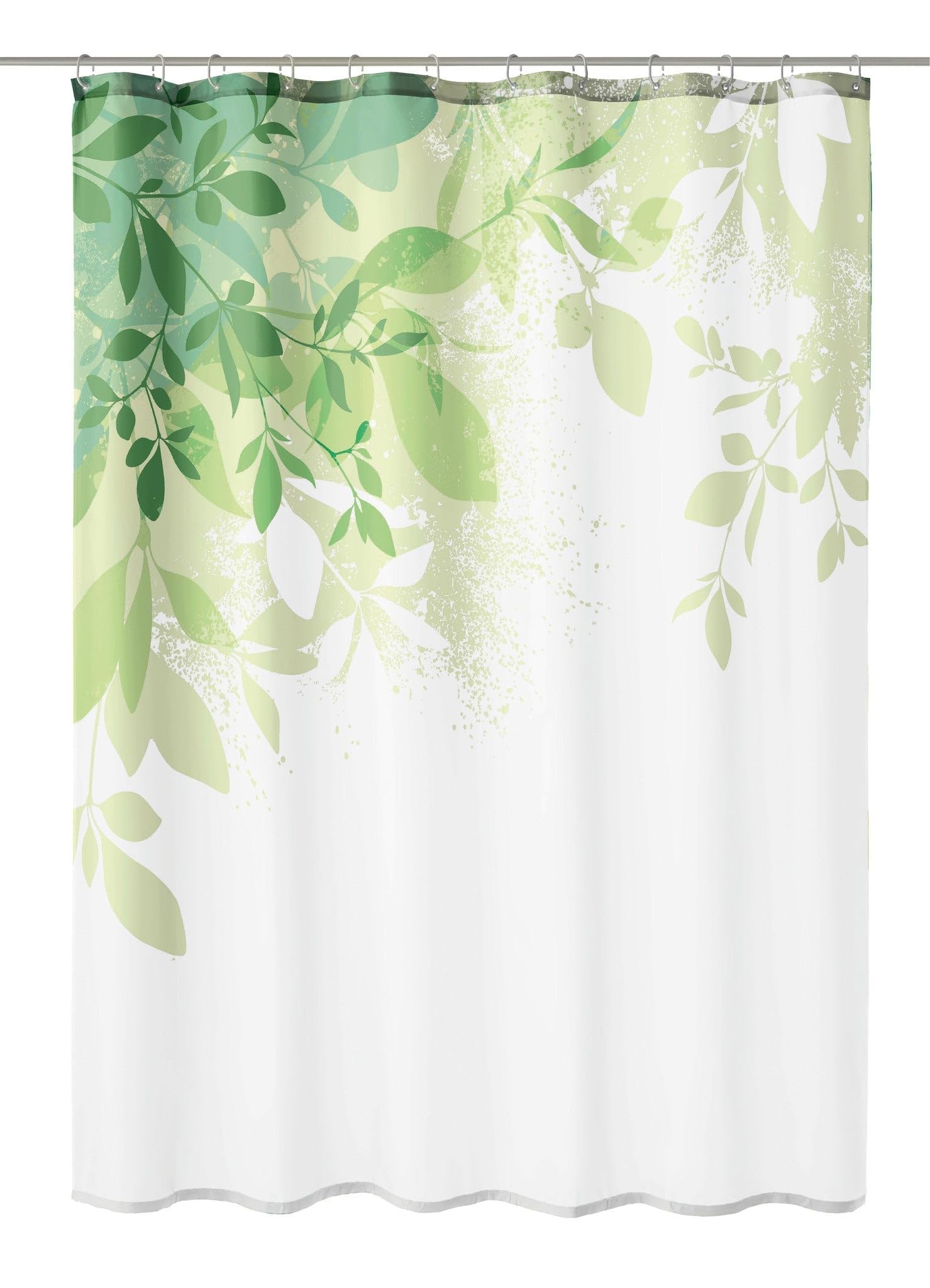 Kleine Wolke Shower Curtain, Polyester, Green, 120 x 200 cm