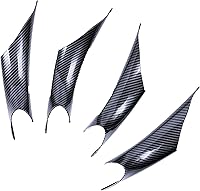 Vista 10 de Cubiertas de manija de puerta de gamuza para BMW F30 F32 F80 F82 (2012-2019), mejora interior suave al tacto, ribete de gamuza de microfibra premium