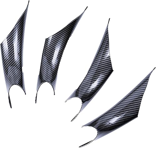 Miniatura 10 de Cubiertas de manija de puerta de gamuza para BMW F30 F32 F80 F82 (2012-2019), mejora interior suave al tacto, ribete de gamuza de microfibra premium