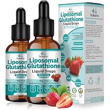 2 Pack 5-in-1 Liposomal Glutathione Supplement Liquid Drops