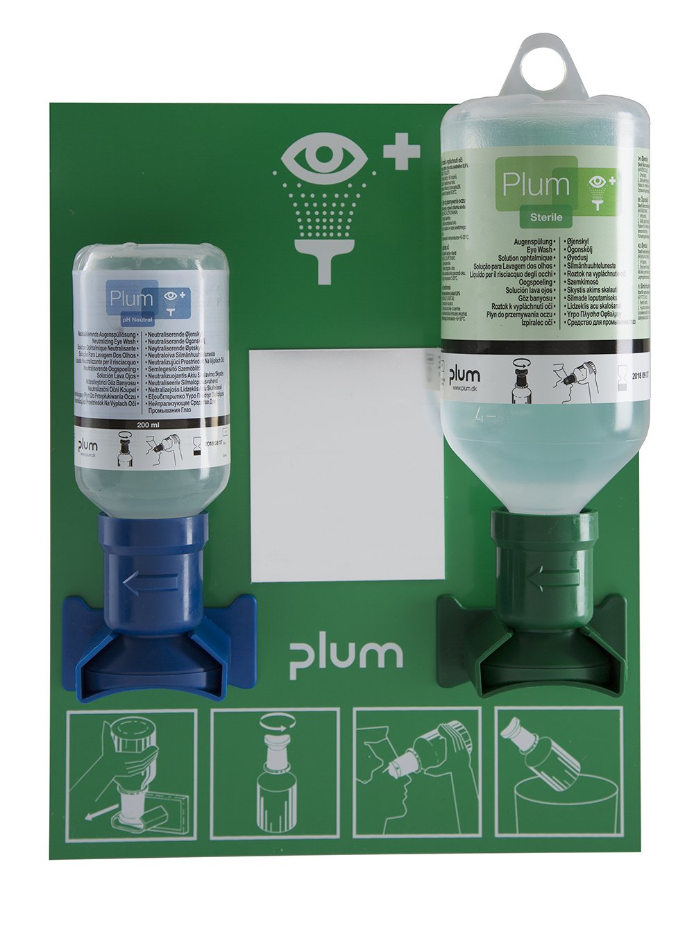 Plum 4770 Estación de Ojos de Emergencia con 2 Botellas