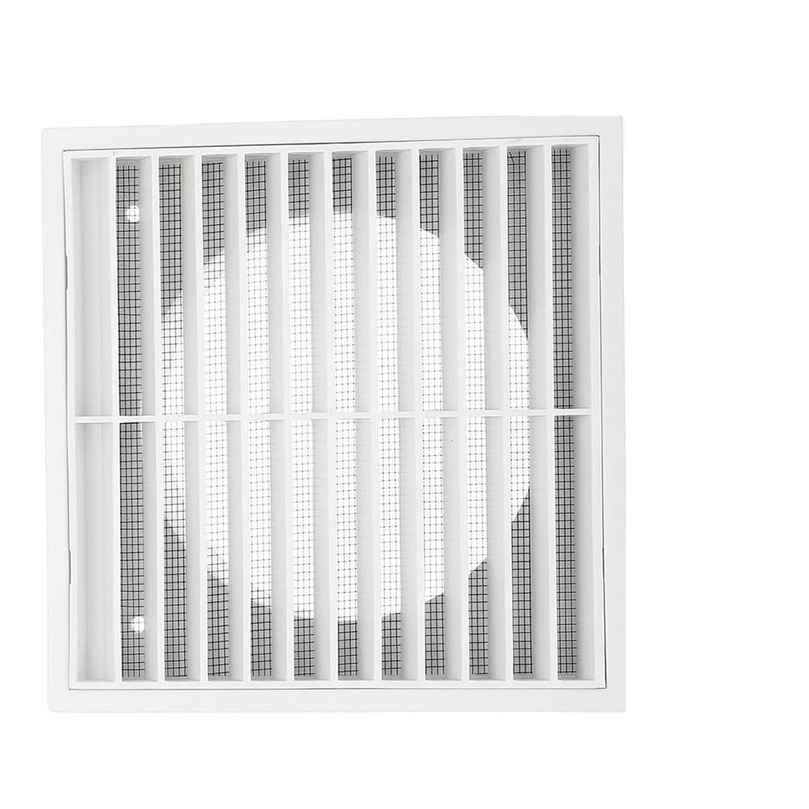 Air Vent Cover Grille Square Diffuser Ducting Ventilation Cover with Built-in Meshes Louver Grille Covers Square Air Vent