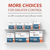 Vista 7 de EasyTouch Luer-Lock barril de jeringas, jeringa de 1ML, paquete de 100