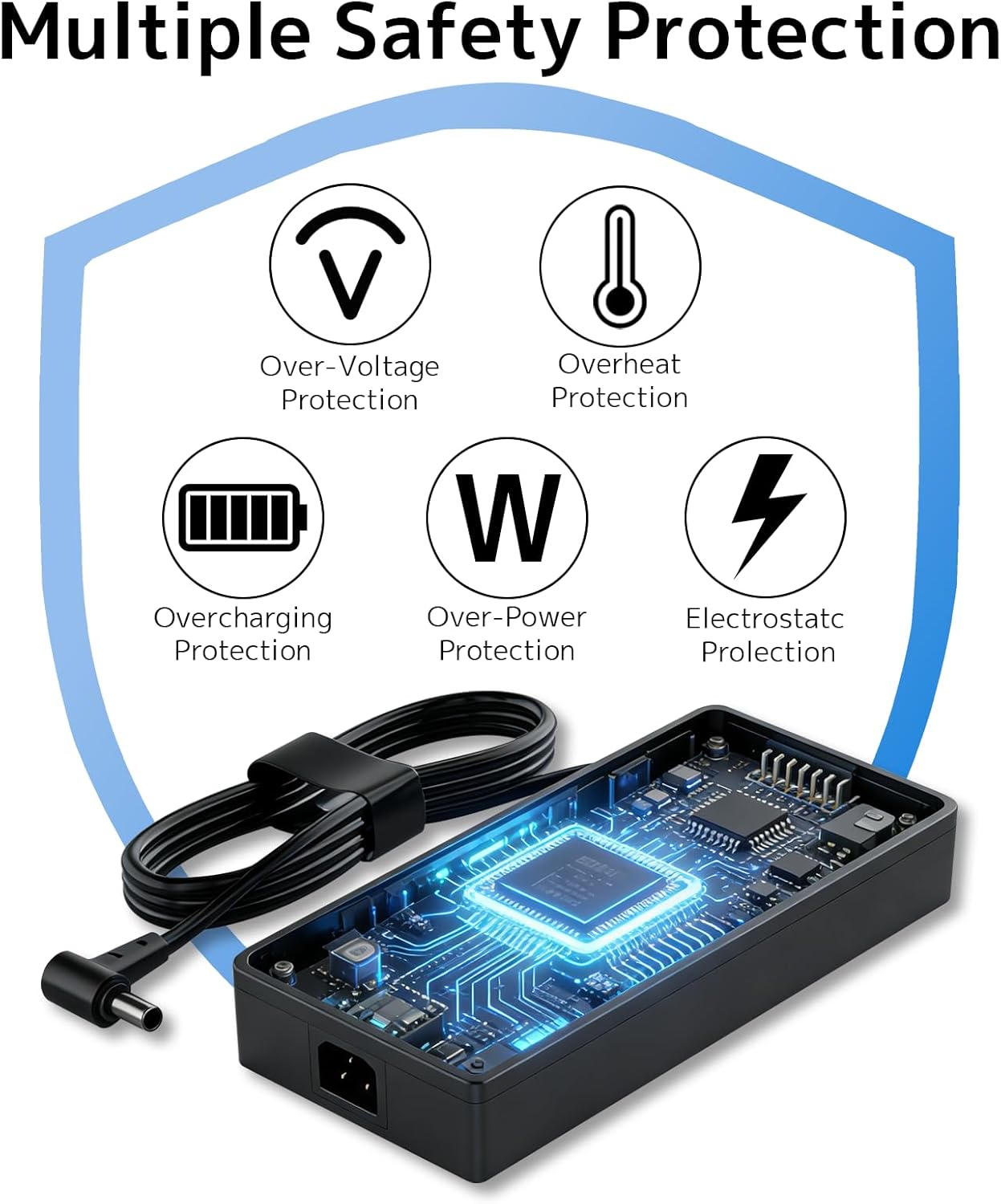 240W 20V 12A AC Adapter Power Supply Fit for ASUS ROG Strix Scar 15 17 GX550LXS TUF Gaming F15 F16 F17 A15 A17 Zephyrus S15 S17 G15 G17 G513 G733QM G733QR G733QS G733QSA ADP-240EB B Laptop Charger