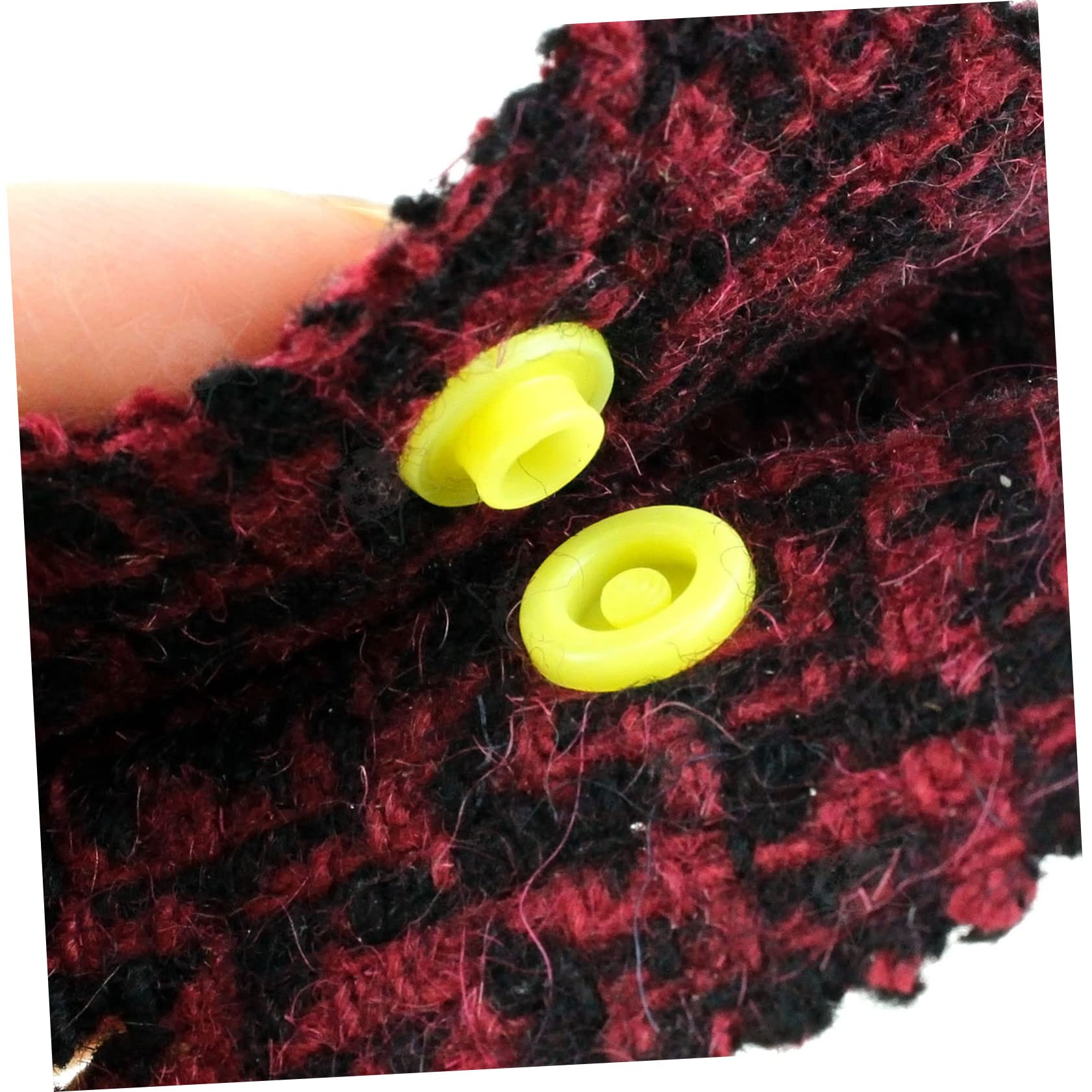 Holibanna Botones de Presión de Plástico en Caja 360 Sets, Broches de Presión Fáciles de Usar para Ropa y Pañales, Ideales para Manualidades y Uso Profesional