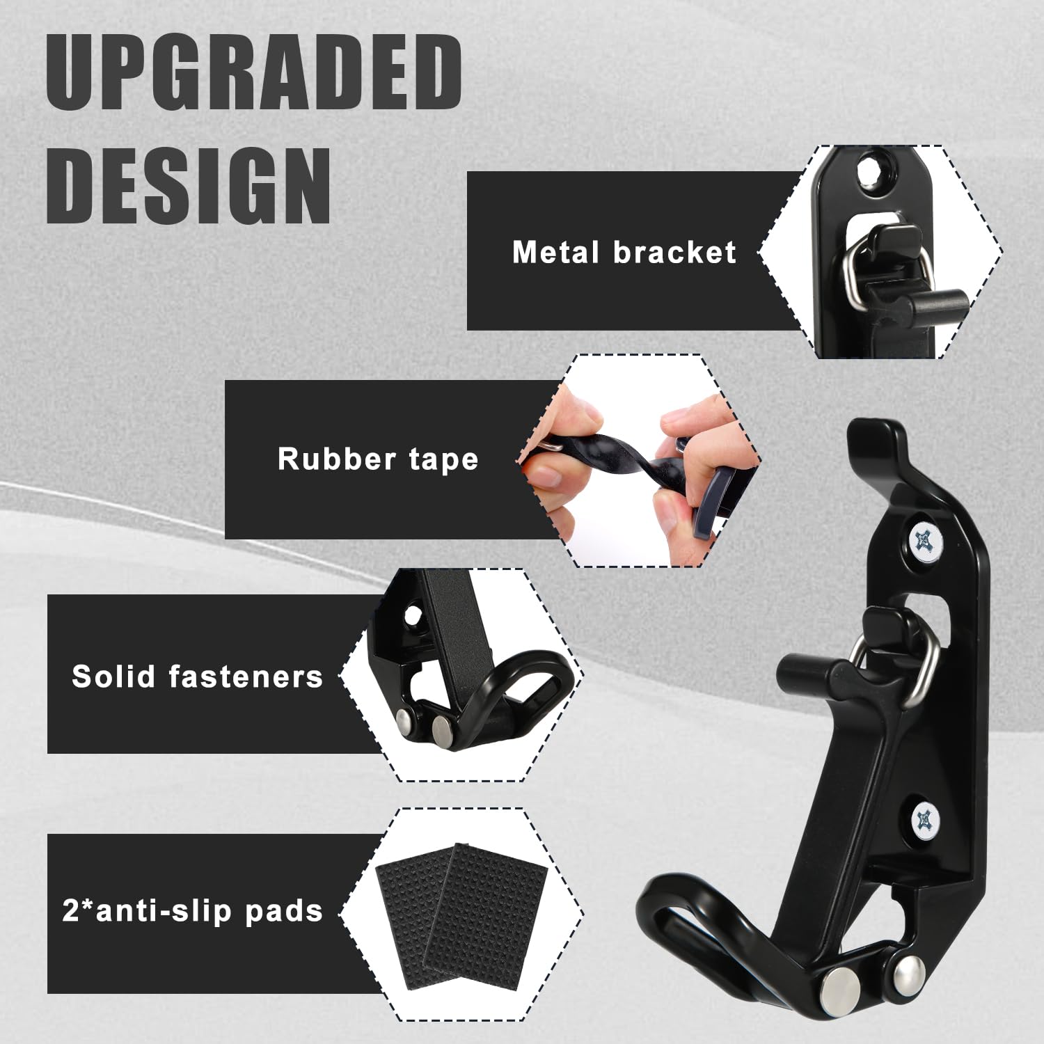 Supporto Per Pala Da Camion - Morsetto In Gomma Regolabile - Porta Attrezzi Per Fuoristrada E Trattori - Foto 9