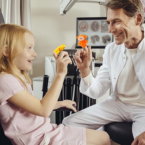 Miniatura 6 de Sealive 10 marionetas de dedo para niños pequeños, juguetes de terciopelo suave de animales del bosque, perfectos para juegos de rol, aprendizaje en