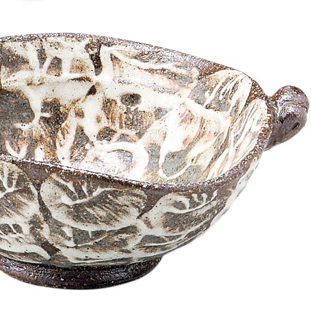 Amazon.co.jp: 三陶 萬古焼 中鉢 食器 白絵たたき 直径12.5cm 09666