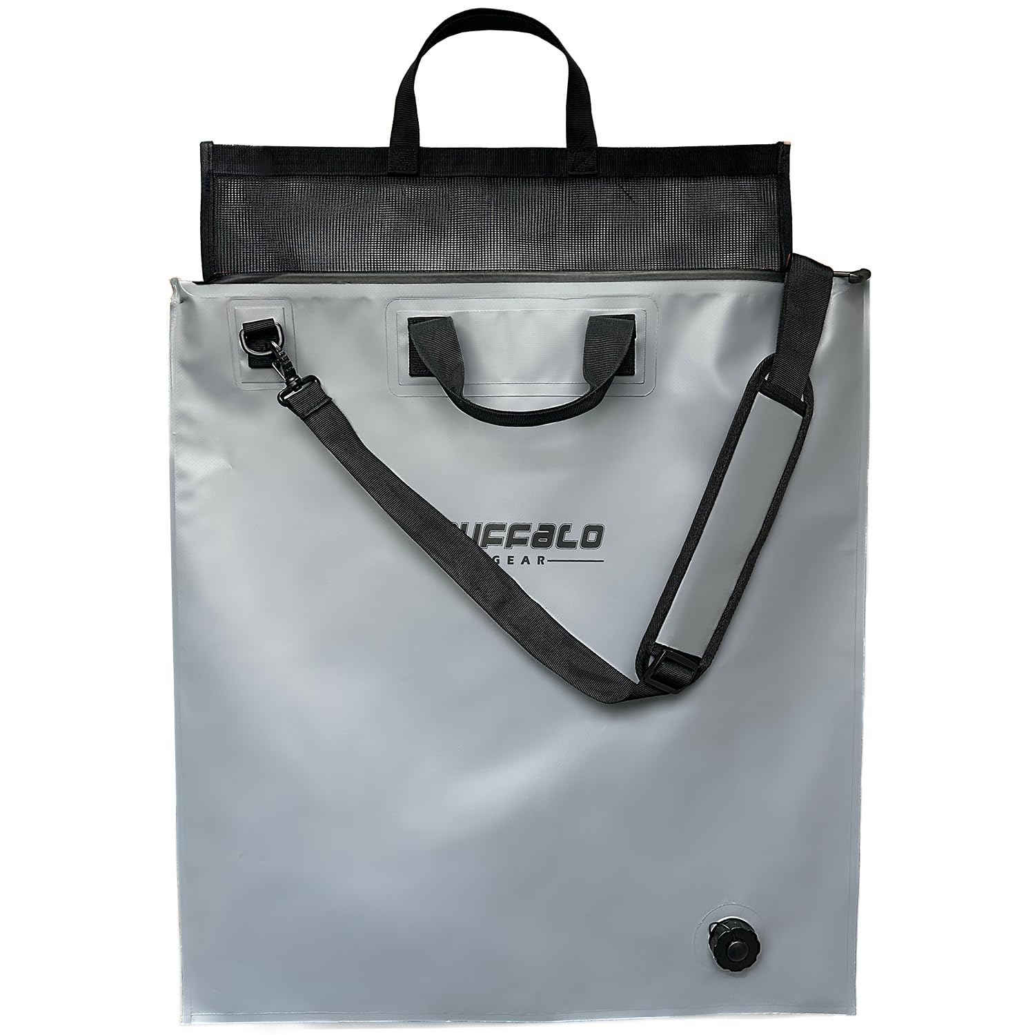Buffalo GearFish Tournament Weigh-in Bag with Mesh Insert (Grey)